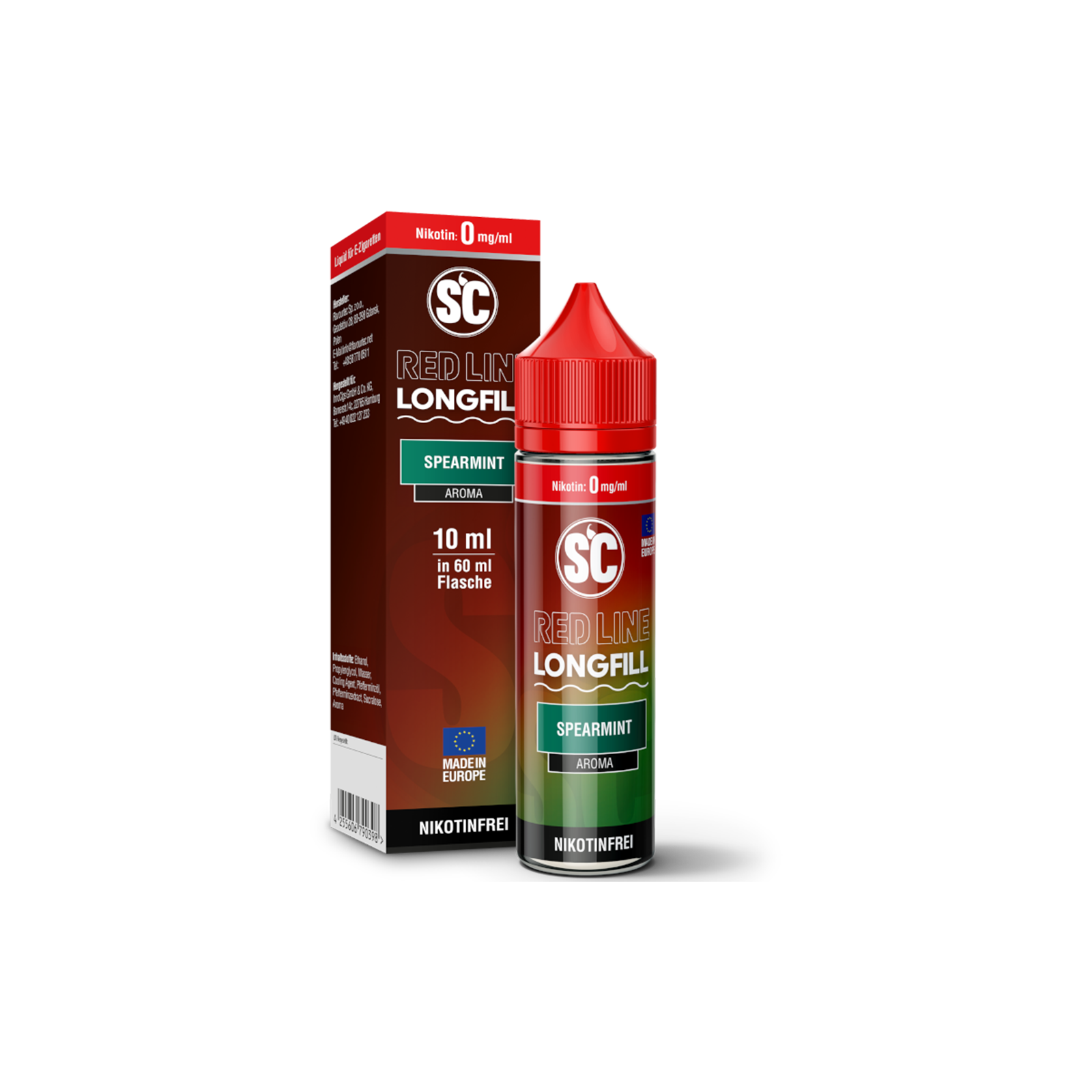 SC - Red Line - Longfill - Spearmint - 10 ml1
