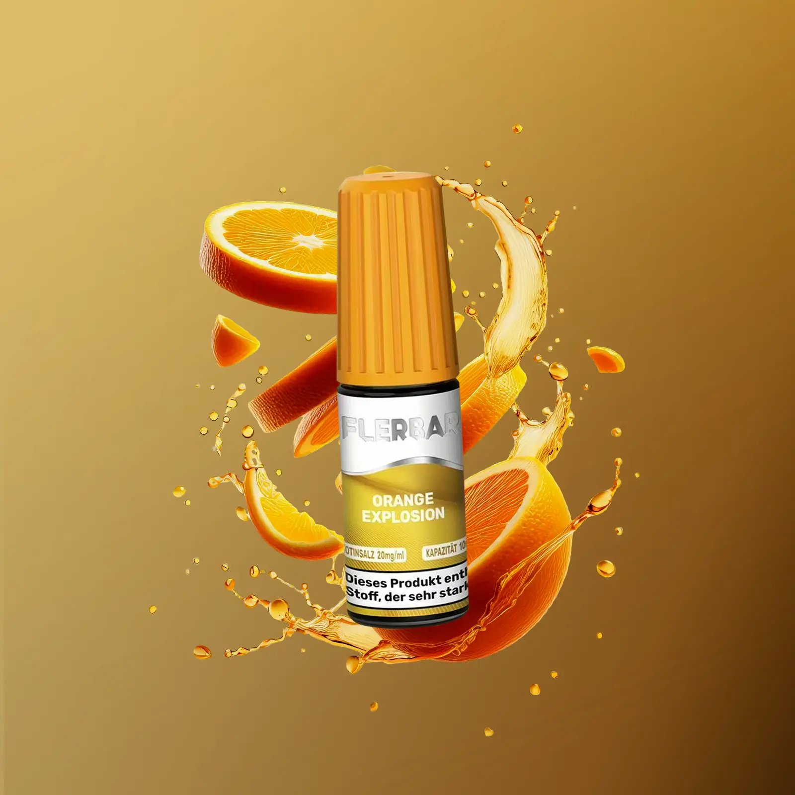 Flerbar - E-Liquid - Nikotinsalz - Orange Explosion - 10 ml - 20 mg