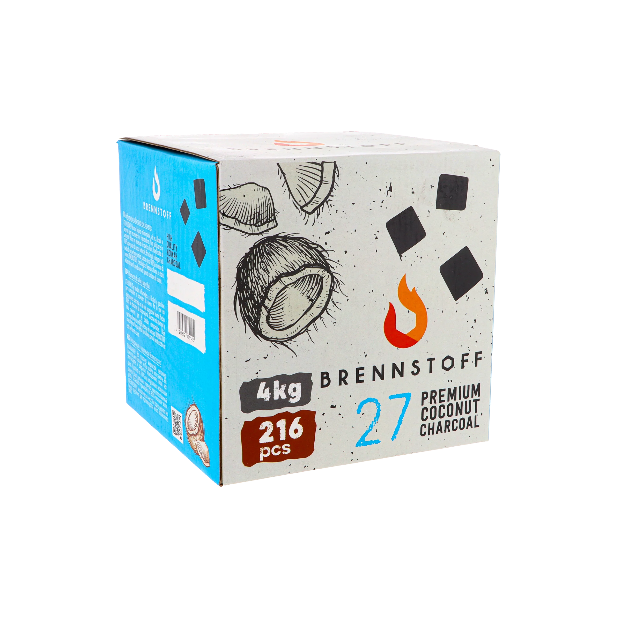 Brennstoff - Shisha - Cubes - 27er - 4 kg