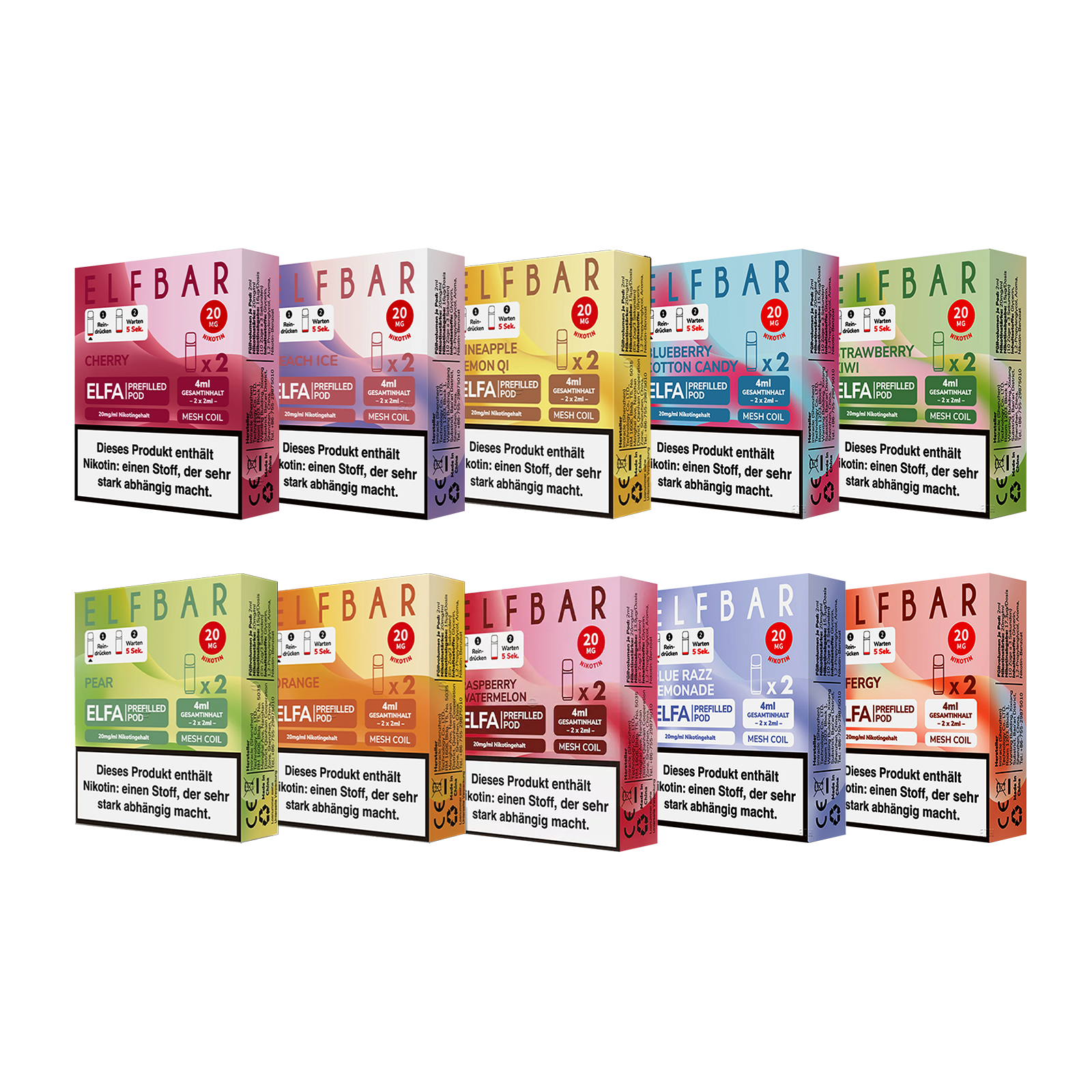 Bundle - Elfbar Elfa Prefilled Pod 10 Stk. günstig kaufen 2