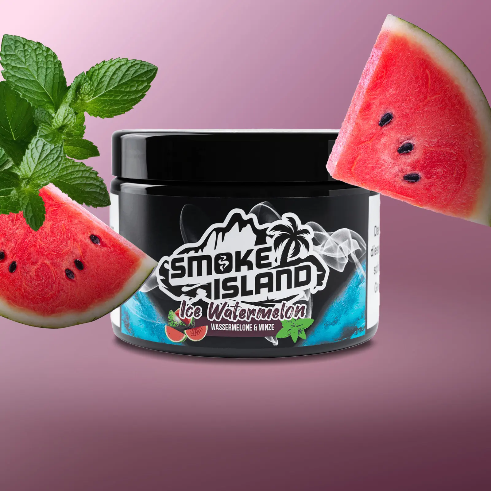 Smoke Island - nikotinfrei - Ice Watermelon - 200 g  1