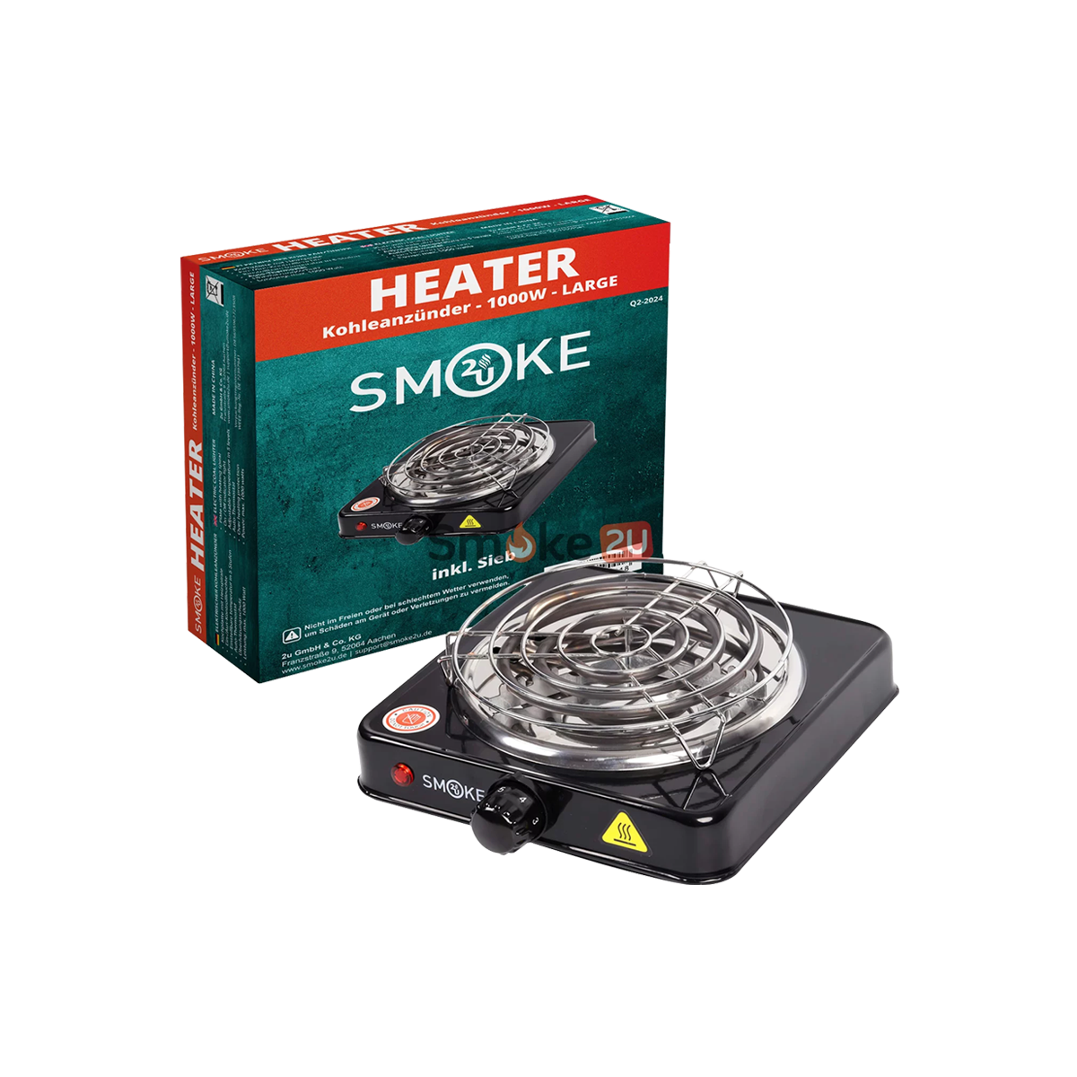 Smoke2u - Hotplate - Kohleanzünder - 1000W1
