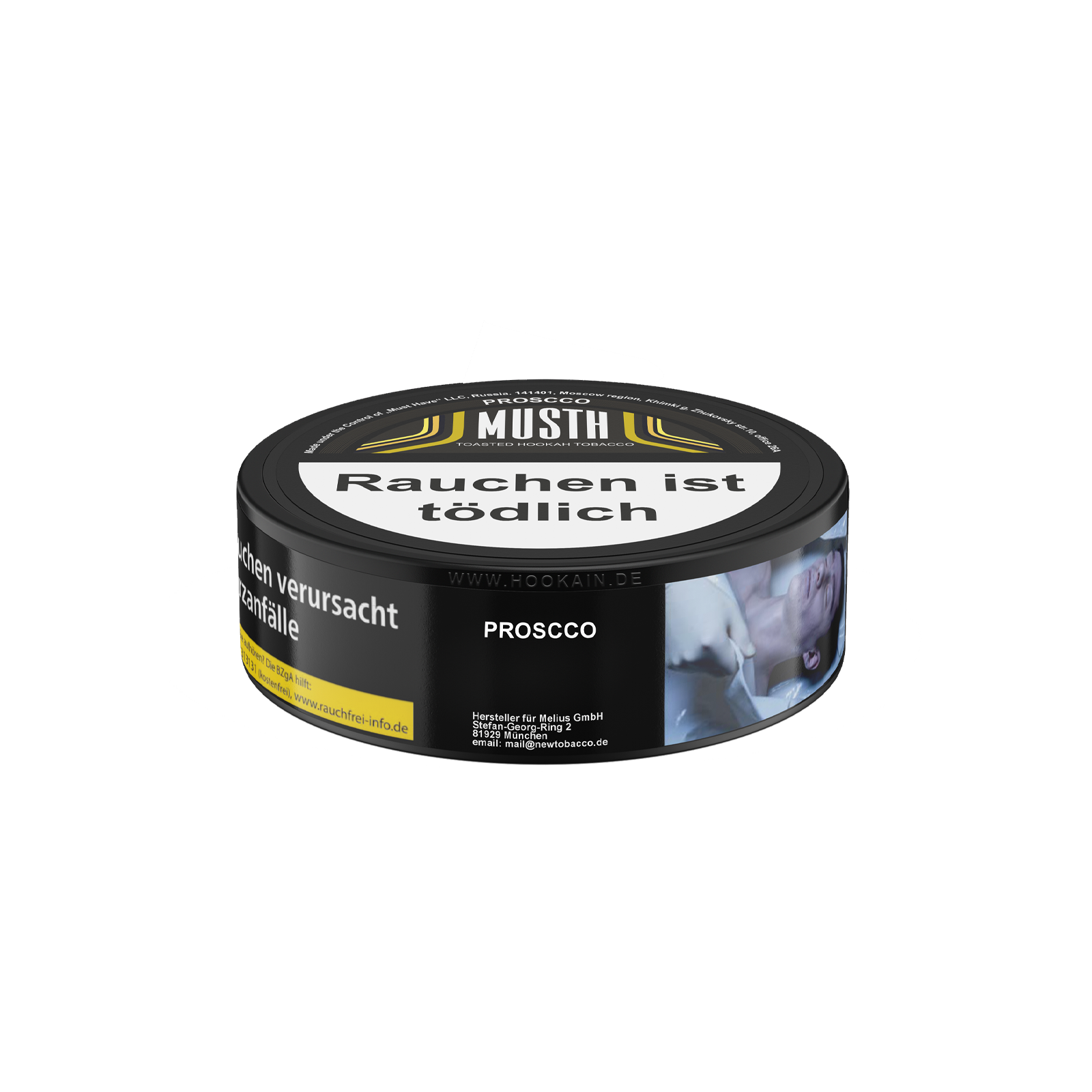 PROSCCO Shishatabak – Must H Darkblend mit spritzigem Prosecco-Aroma 2