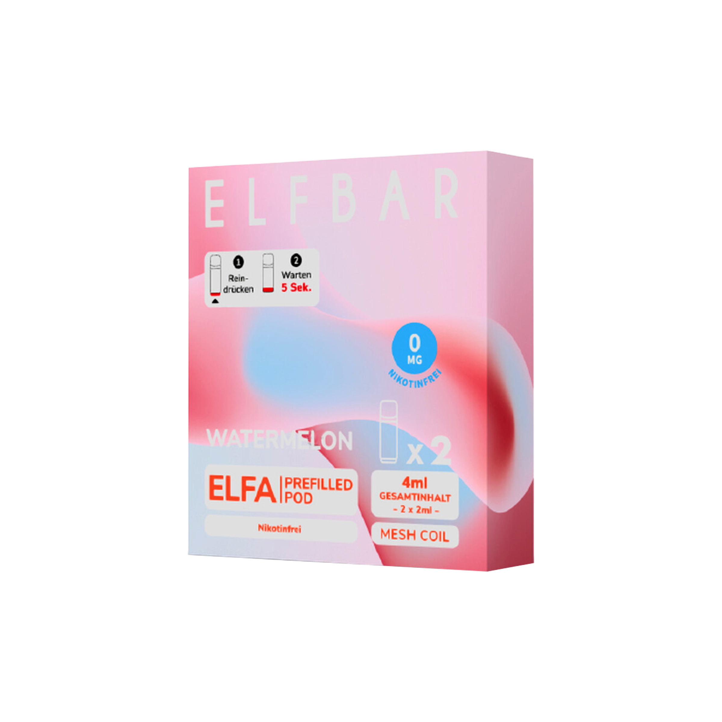 Elf Bar ELFA CP Watermelon Nikotinfrei | Prefilled Pods g&uuml;nstig bestellen 1