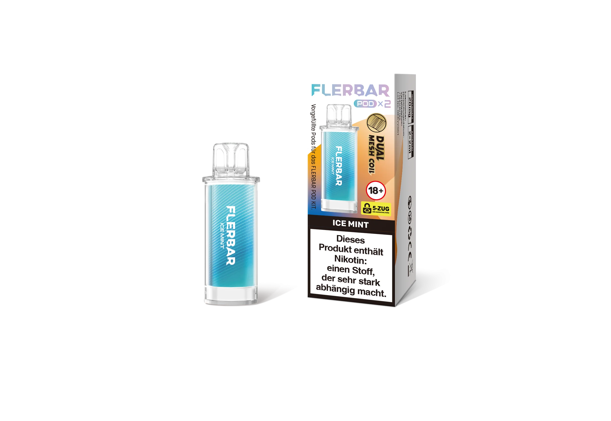 Flerbar Prefilled Pod Ice Mint 20 mg | Günstig Online 2