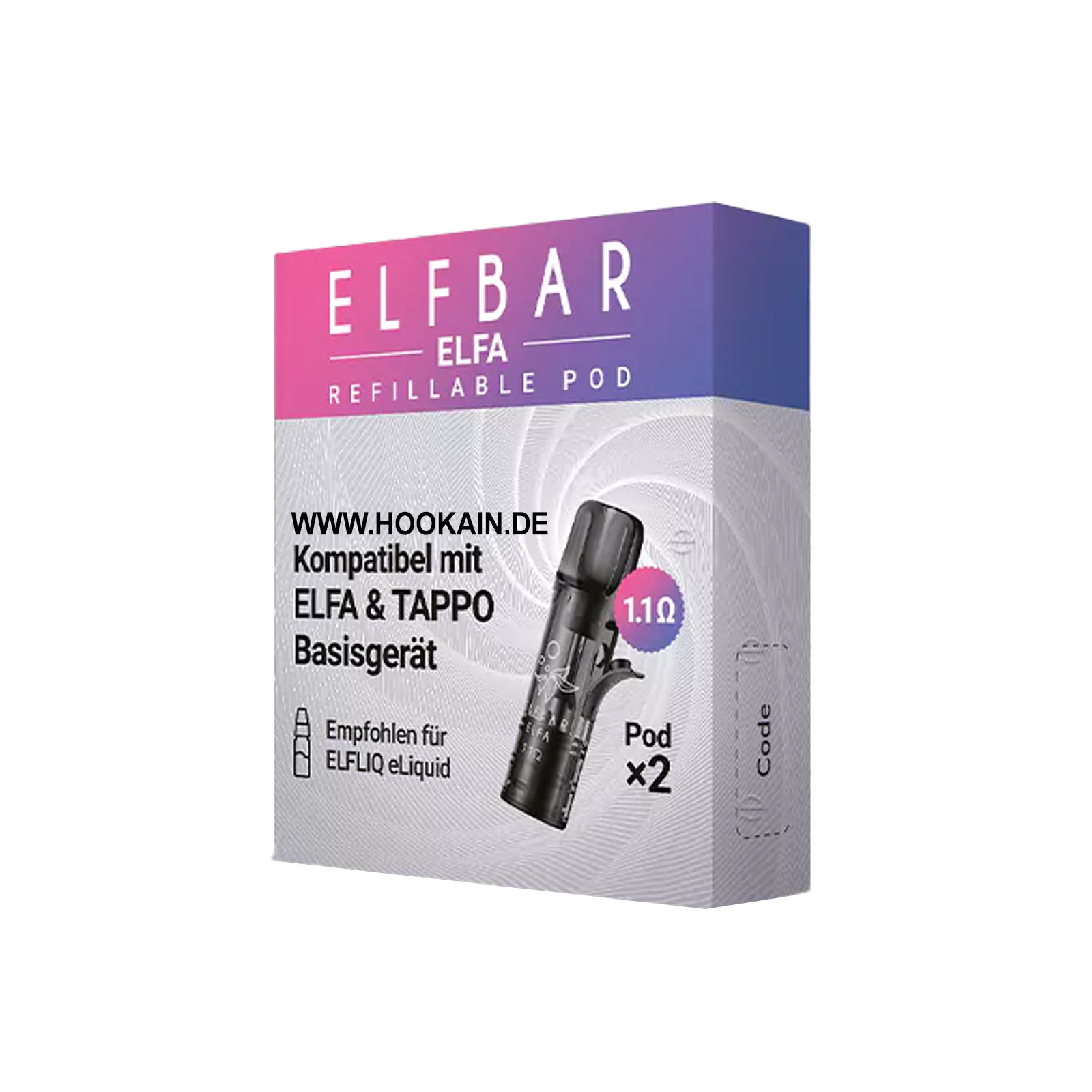 Elfbar Elfa Leerpod - Elfa Pod zum auff&uuml;llen g&uuml;nstig kaufen - 1