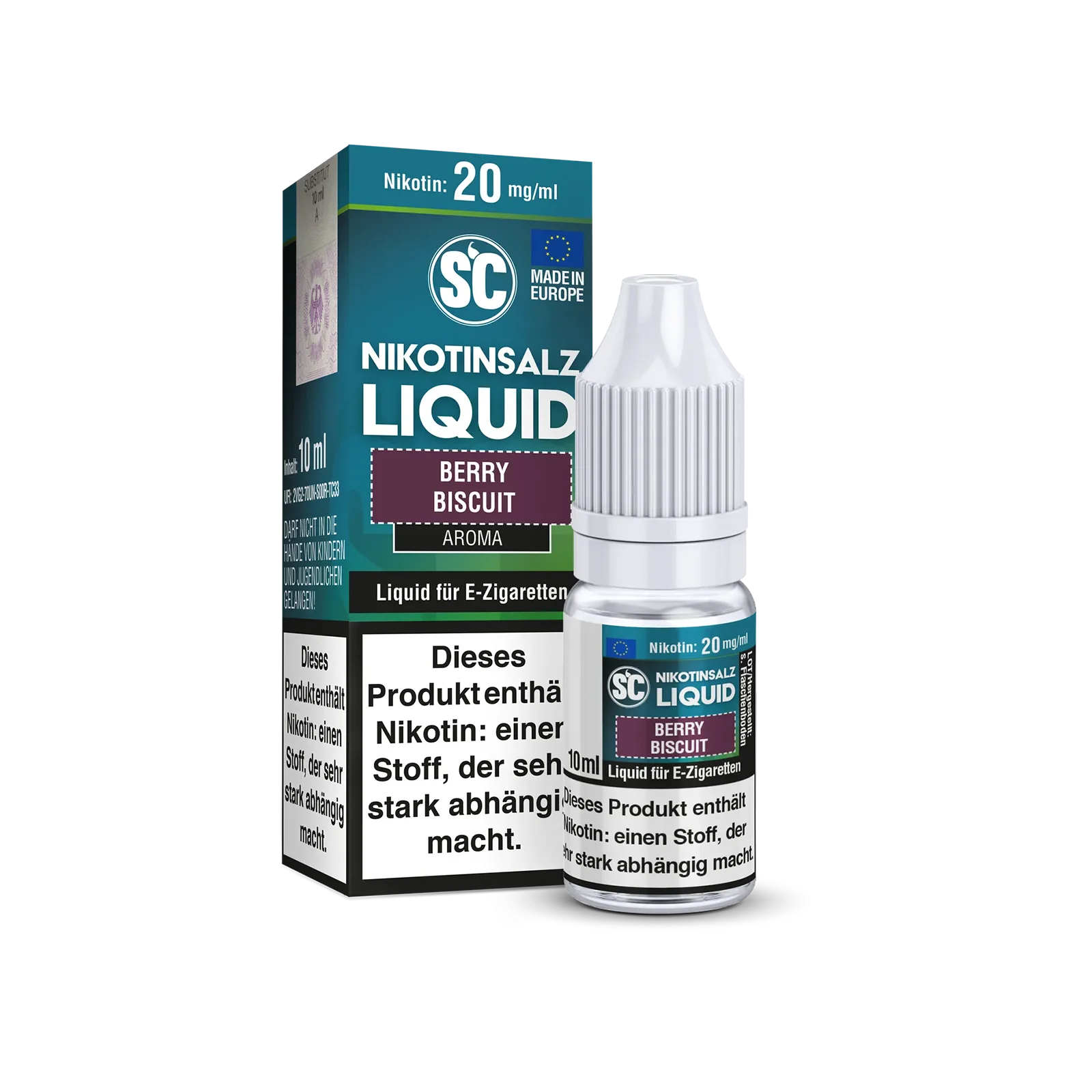 SC - E-Liquid - Nicotine Salt - Berry Biscuit - 10 ml - 20 mg 2