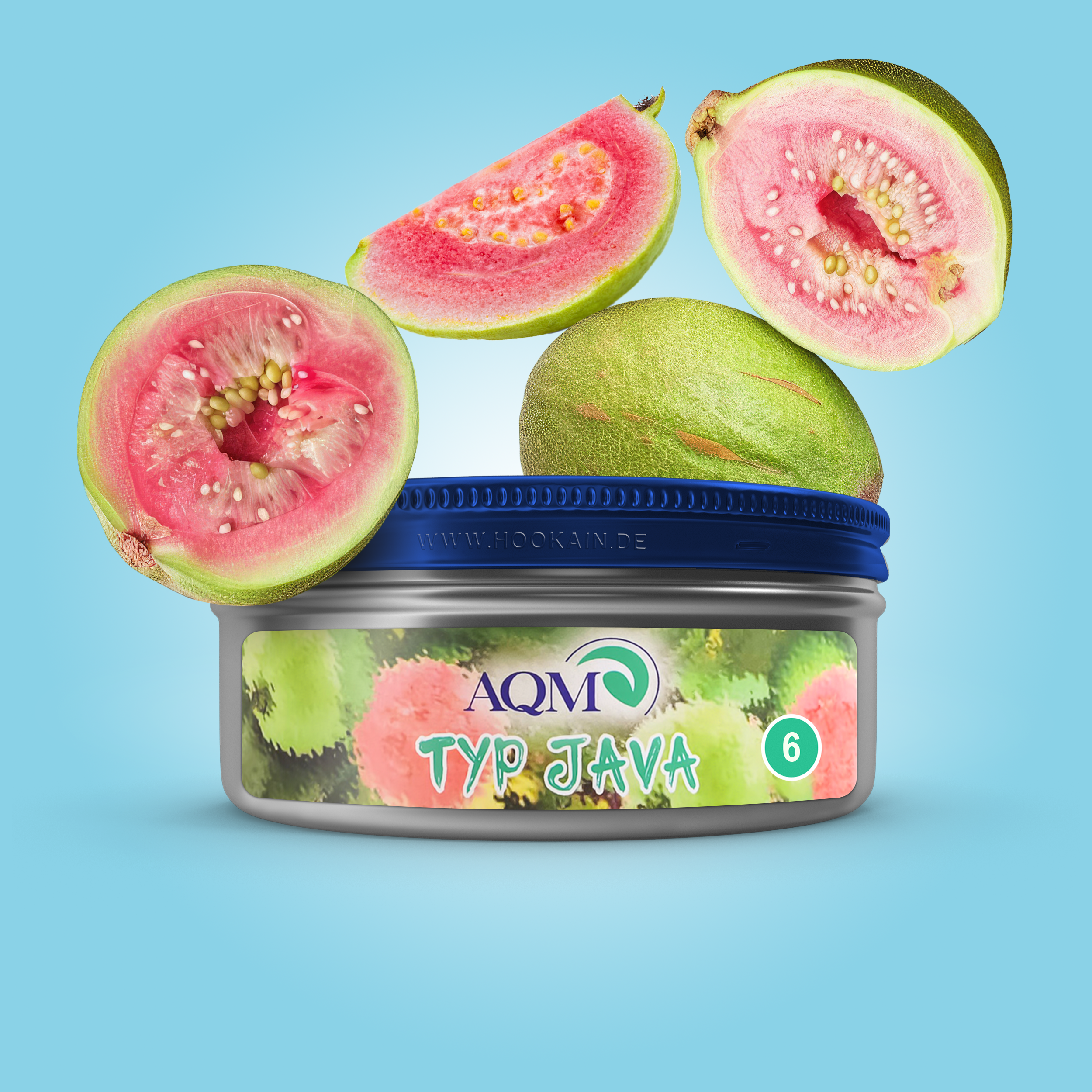 Aqua Mentha Shisha Tabak Typ Java 200g &ndash; Alle Sorten online 1