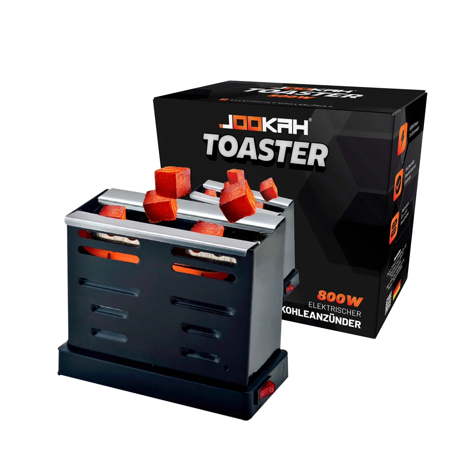 Jookah - Charcoal Burner - Toaster - 800 W 2