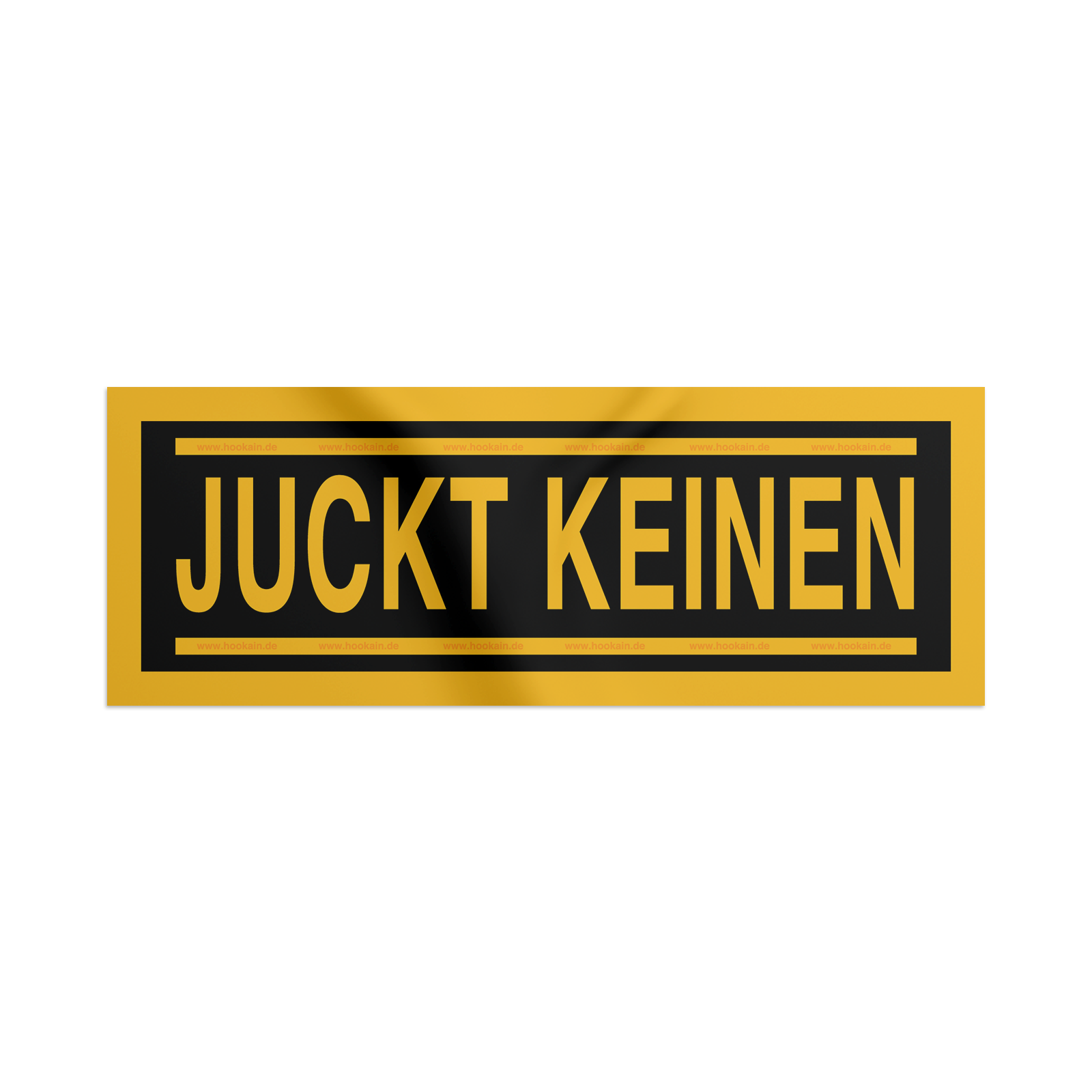 Hookain - Sticker -  Juckt Keinen - Lustige Party Aufkleber - 14.8 x 5 cm