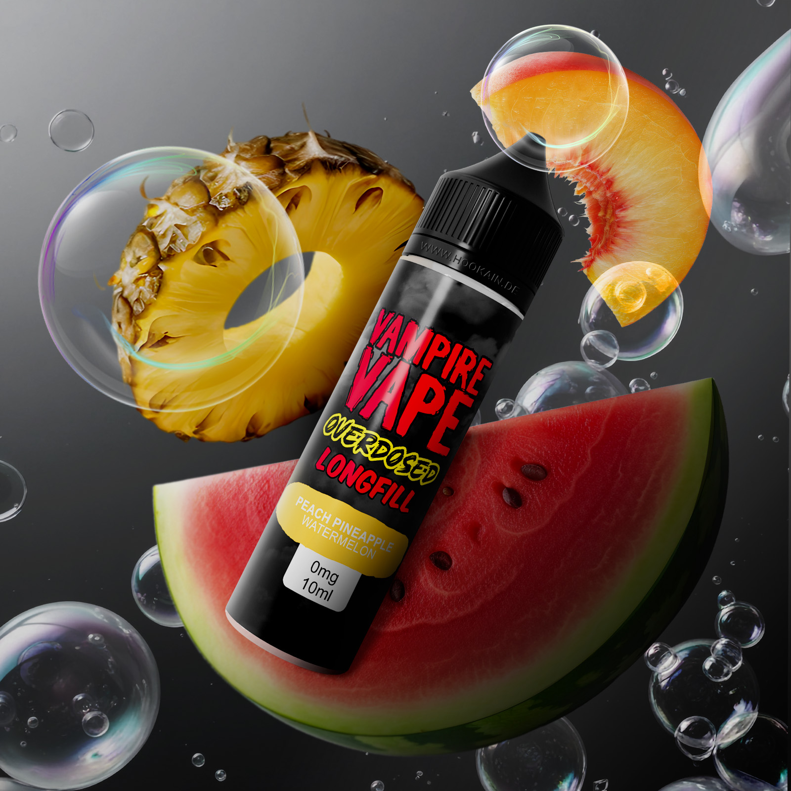 Vampire Vape Peach Pineapple Watermelon 10 ml Longfill – fruchtig 1