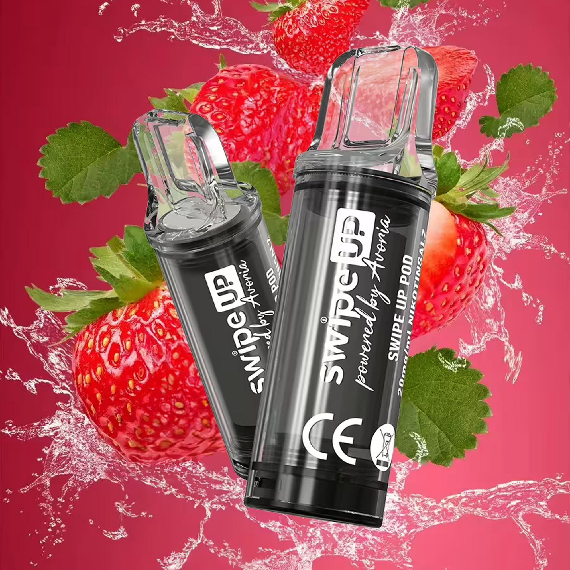 Buy Swipe Up E-Liquid Prefilled Pods Strawberry from Avoria Buy Swipe Up E-Liquid Prefilled Pods Strawberry from Avoria