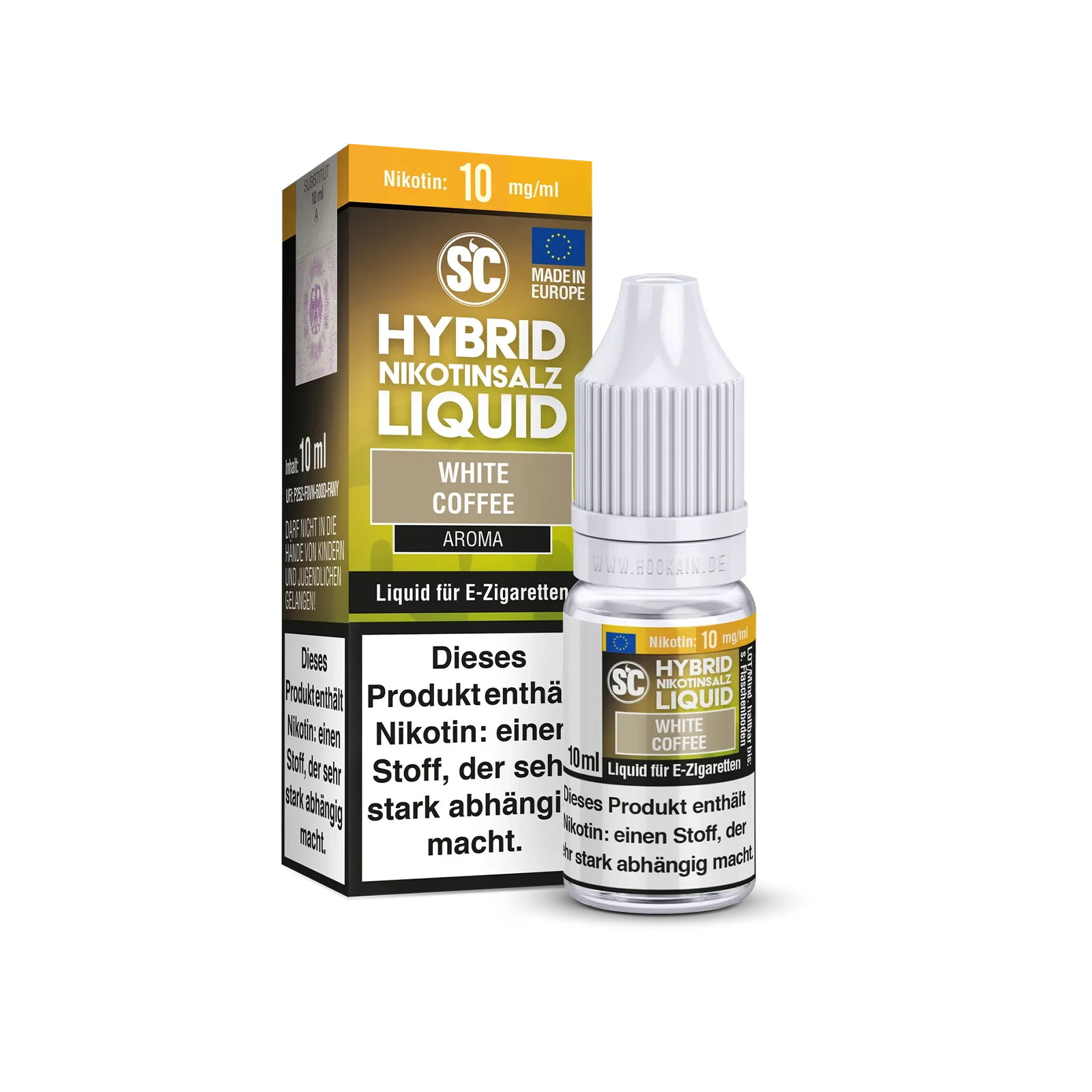 SC - E-Liquid - Hybrid Nicotine Salt - White Coffee - 10 ml - 10 mg