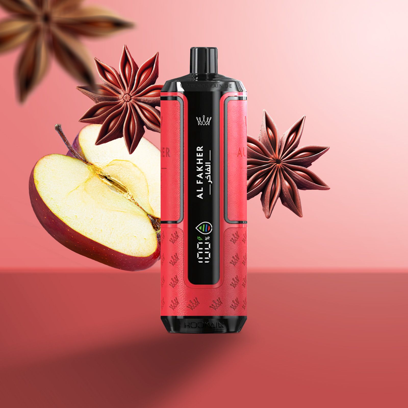 Al Fakher Crown Bar 20K Hypermax Vape Two Apple - 20,000 Puffs Al Fakher Crown Bar 20K Hypermax Vape Two Apple - 20,000 Puffs