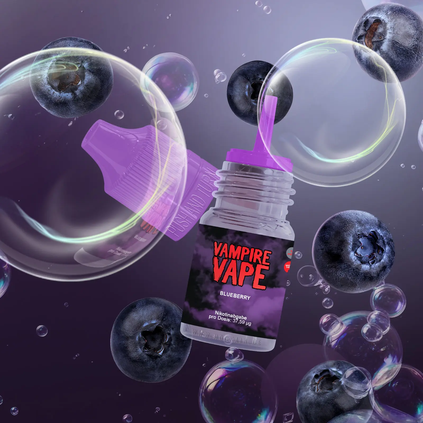 Vampire Vape - E-Liquid - Blueberry - 10 ml - 12 mg Vampire Vape Aroma Blueberry 10 ml 12 mg | E-Liquid günstig online 1