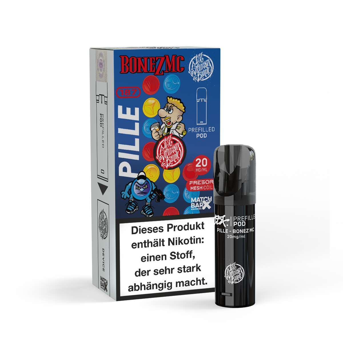 187 Pod Pille - Bonez MC - Neuer Prefilled Pod | Online kaufen 2