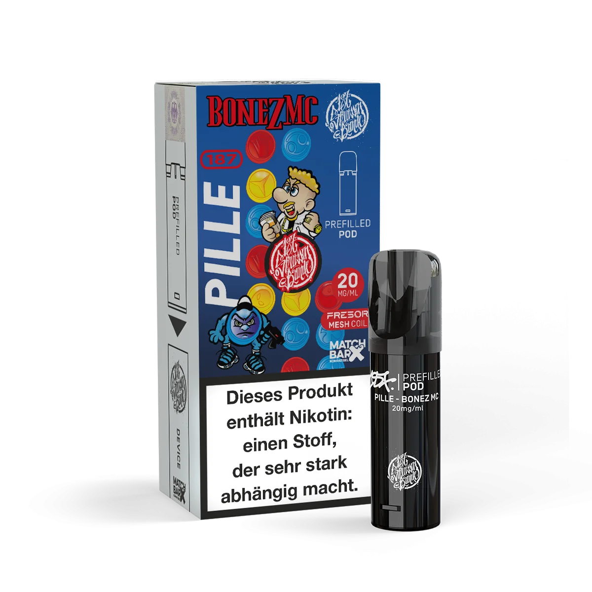 187 Pod Pille - Bonez MC - Neuer Prefilled Pod | Online kaufen 2