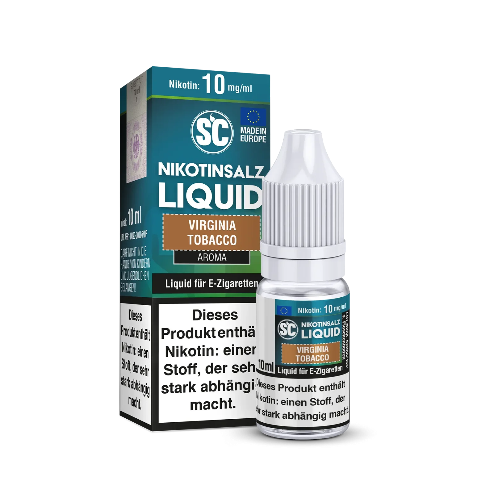 SC - E-Liquid - Nikotinsalz - Virginia Tobacco - 10 ml - 10 mg 2