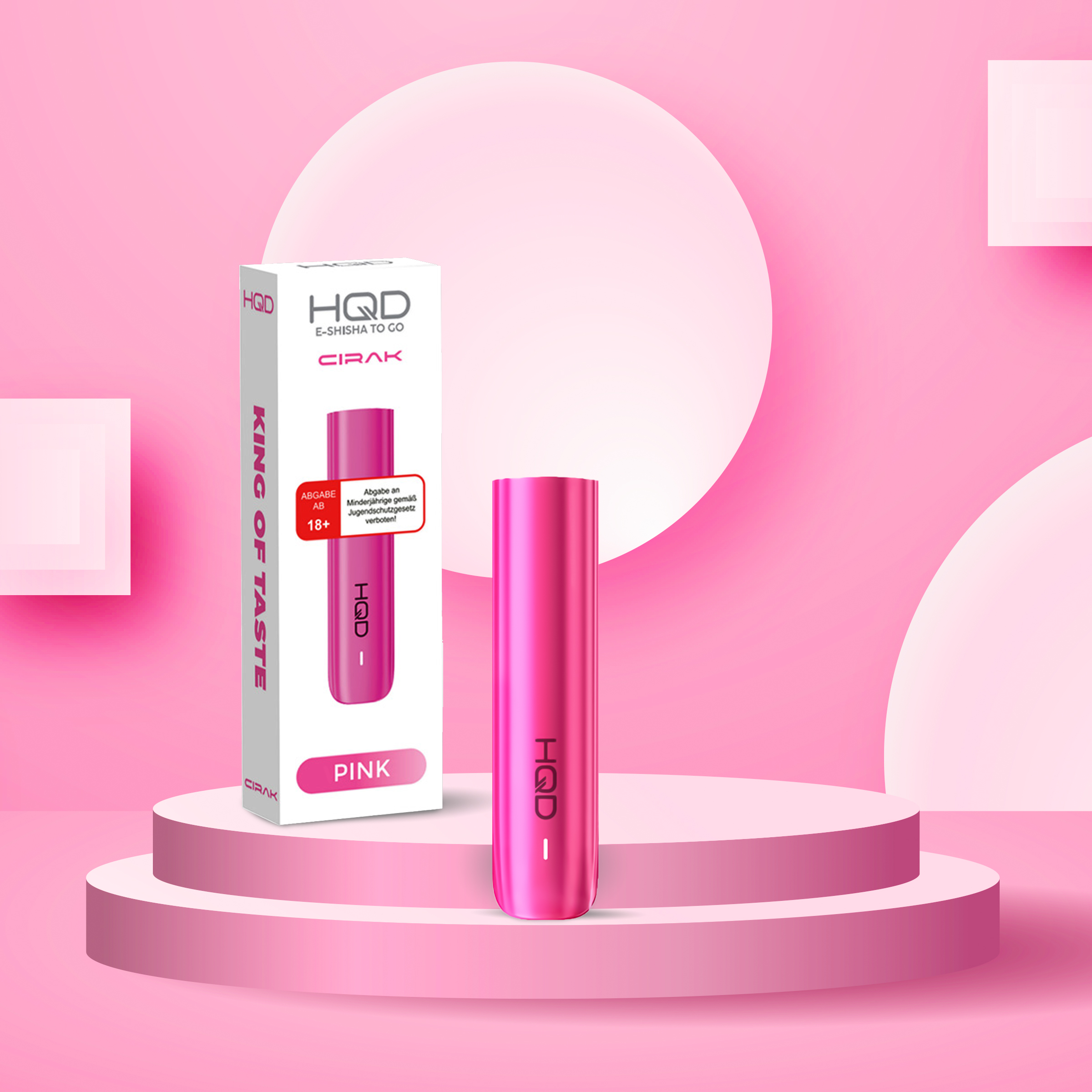 HQD - Cirak - Device - Pink | Buy Prefilled Pod System cheap HQD - Cirak - Device - Pink | Buy Prefilled Pod System cheap