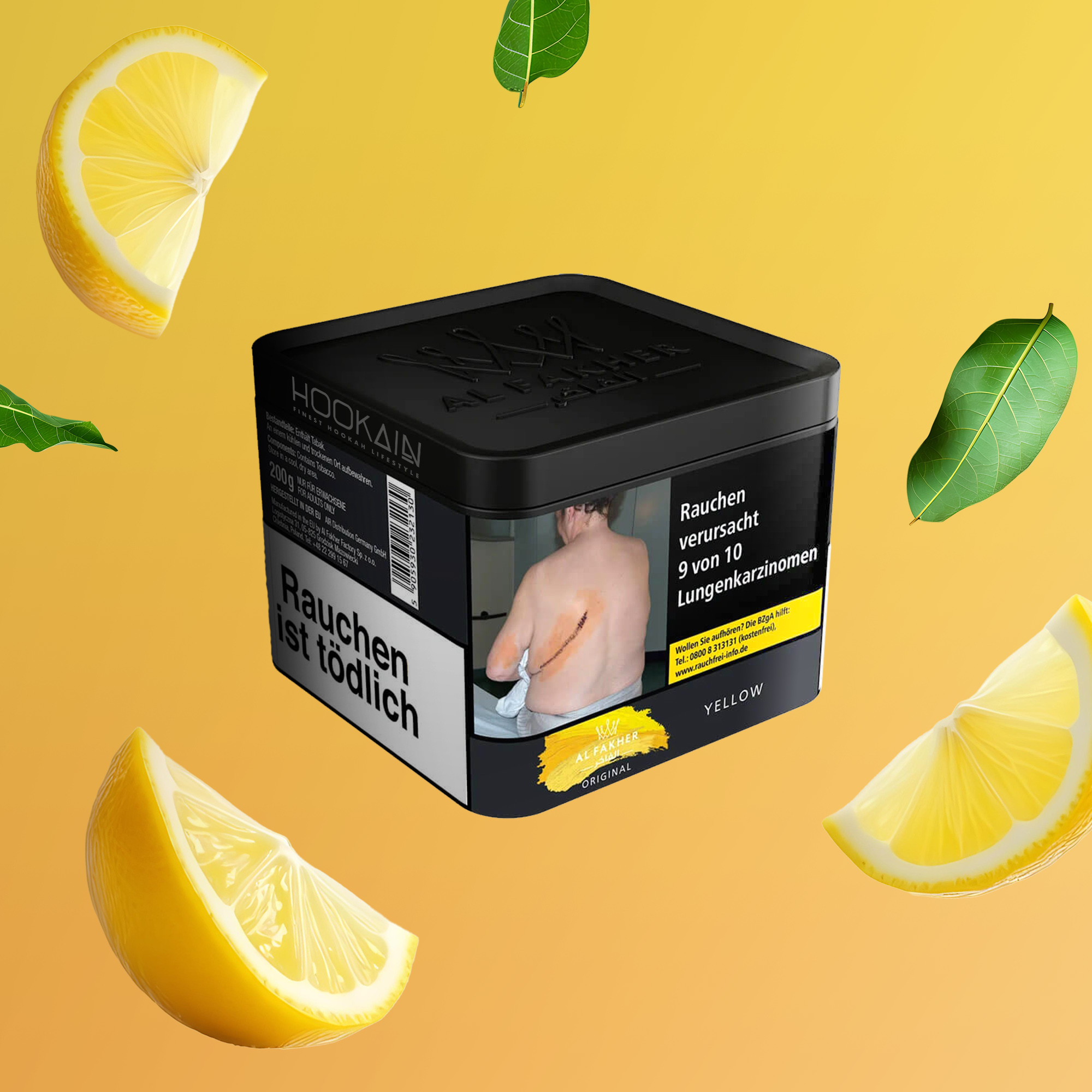 Al Fakher Yellow  200g Shisha-Tabak kaufen 1