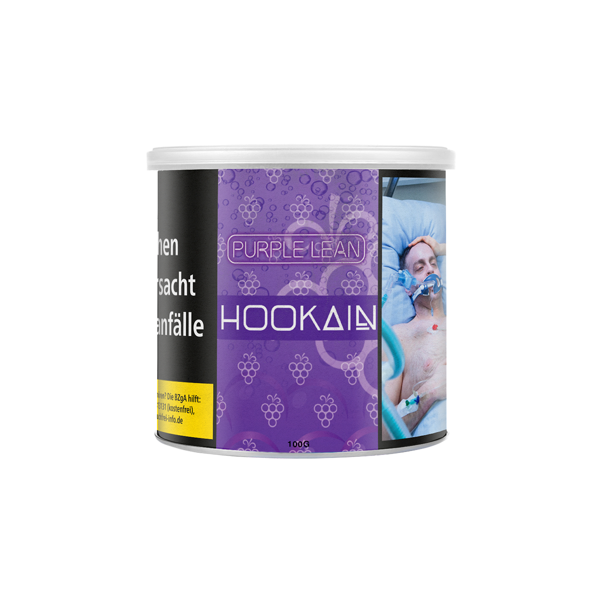 HOOKAIN Purple Lean 100g Shisha Tabak mit Traube Minze 2