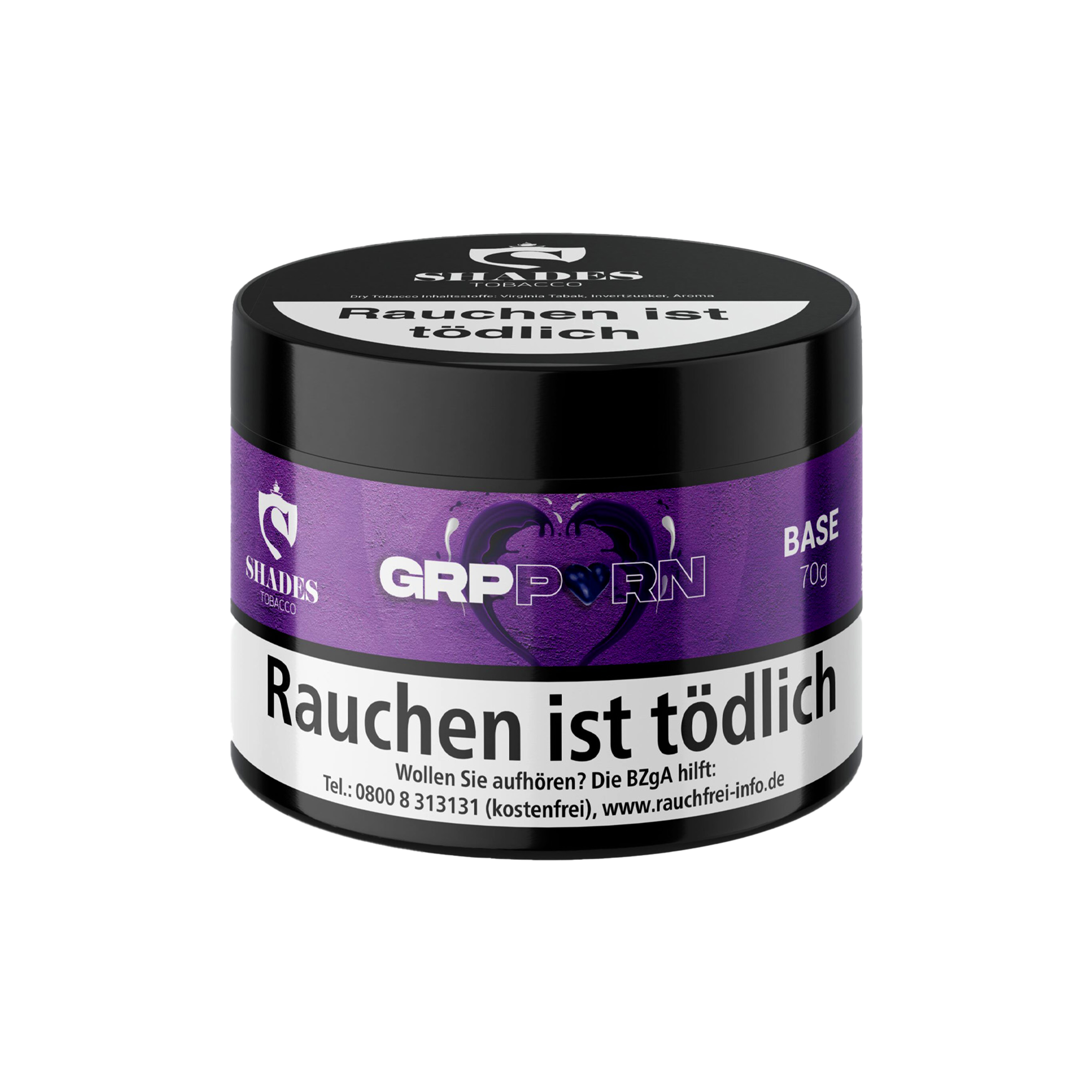 Shades Dry Base mit Aroma Pfeifentabak Grporn 70g g&uuml;nstig kaufen 1