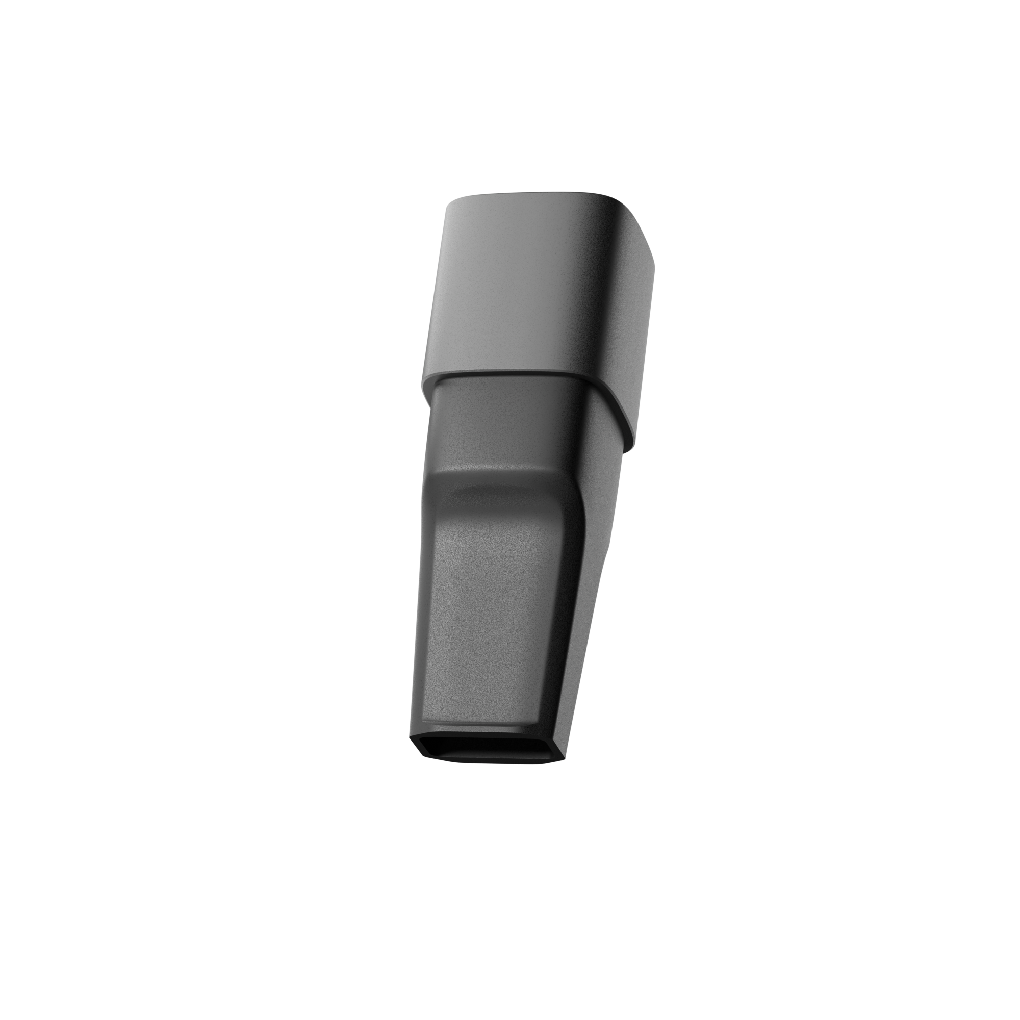 Darkside D-Stick Grau: Mundst&uuml;ck mit Silikonansatz, einzeln