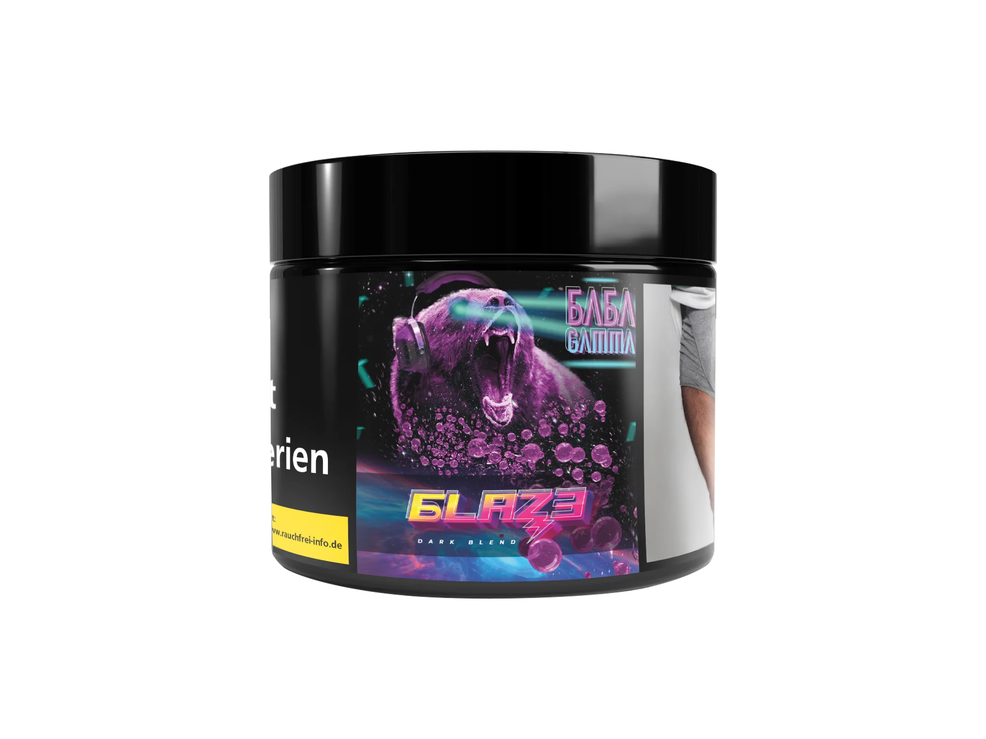 BLAZE  - Dark Leaf Tobacco - Schwarzer Shishatabak - Babba Gamma 2