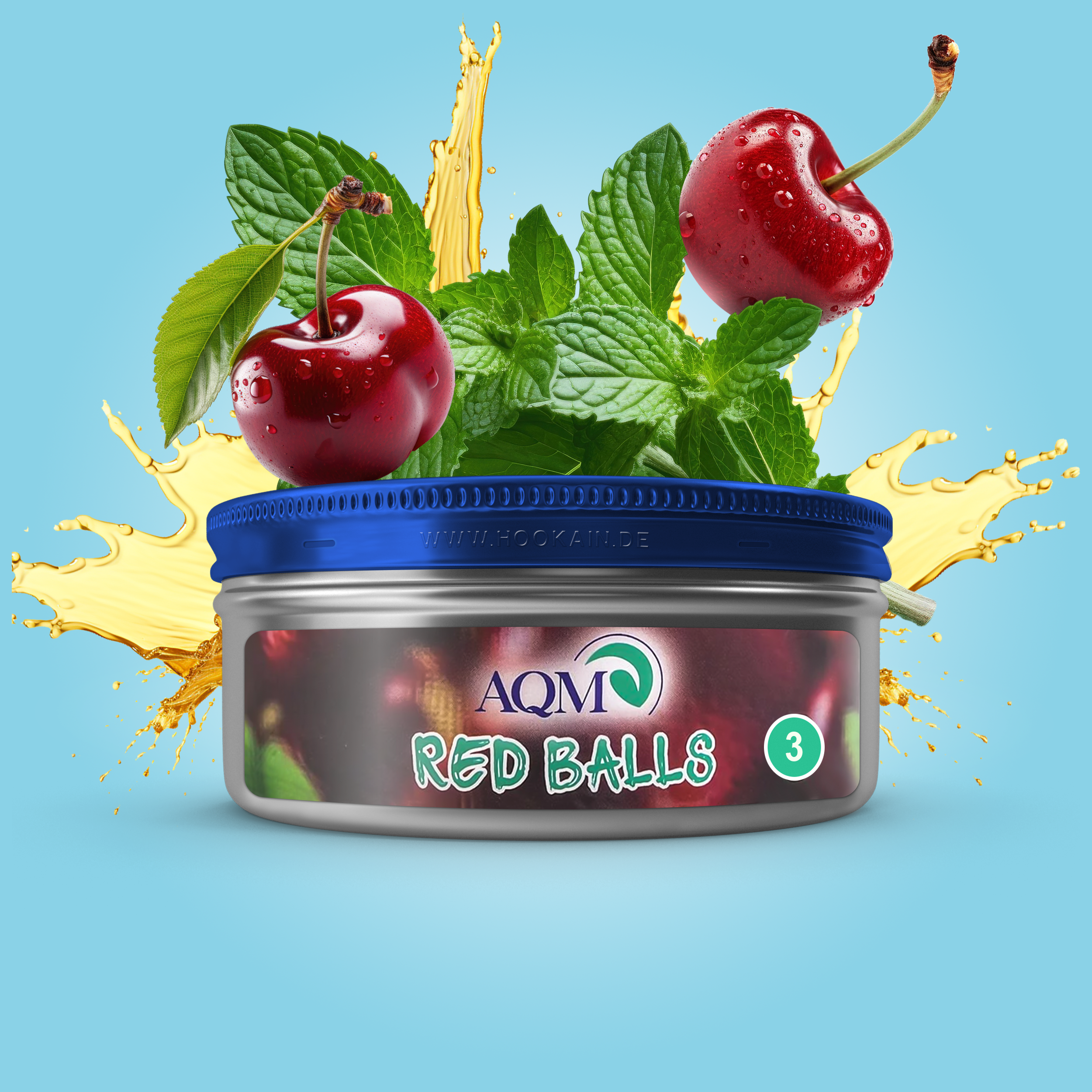 Aqua Mentha Red Balls &ndash; Kirsche & Menthol Tabak 1
