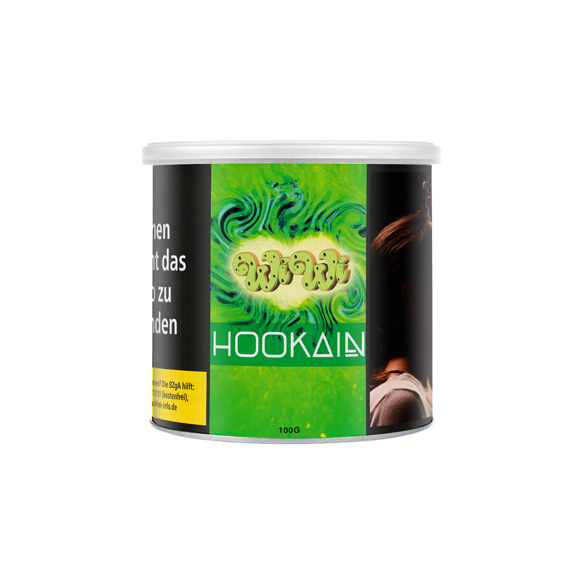 HOOKAIN Wiwi 100 g Shisha Tabak mit Kiwi Zitrone 2