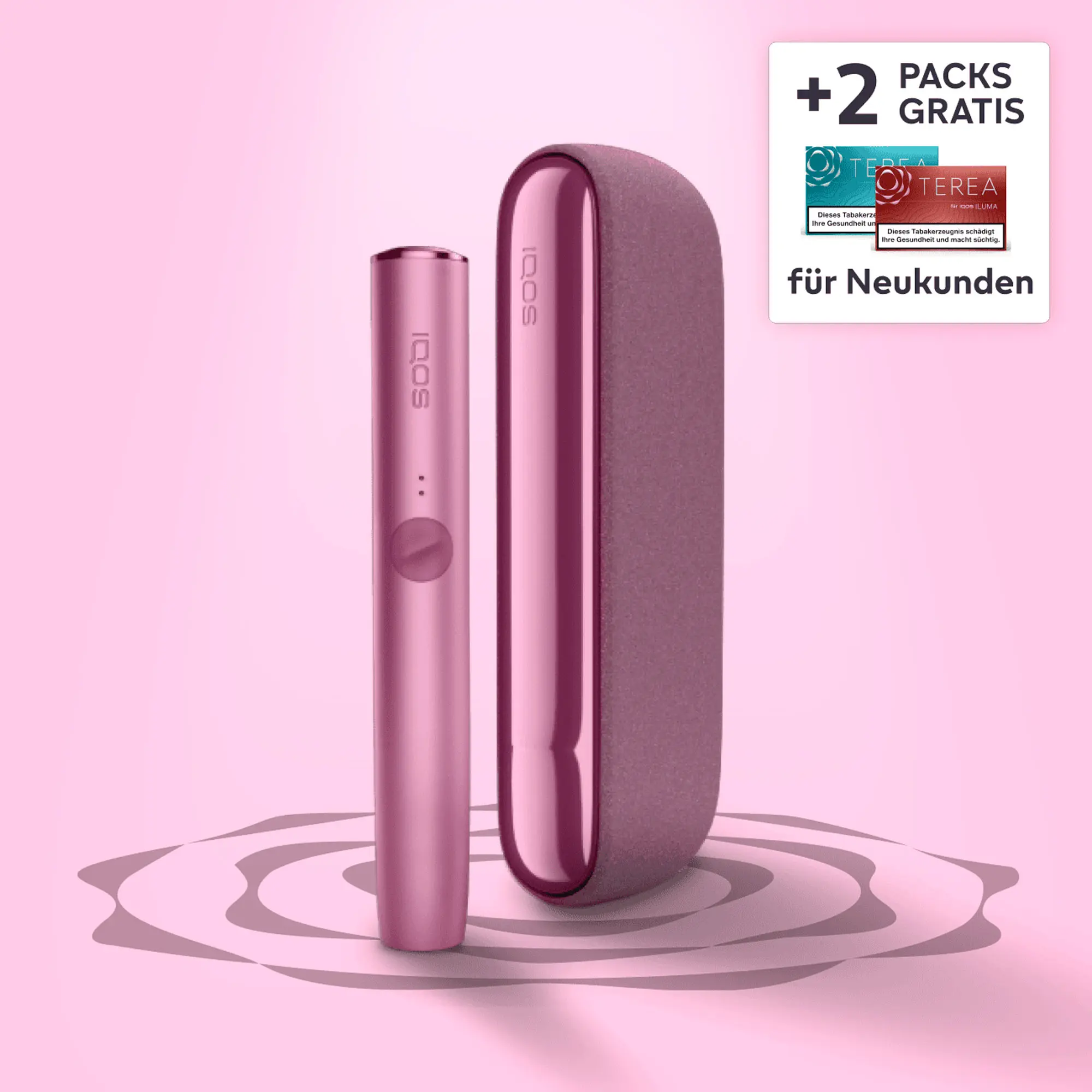 IQOS ILUMA Tabakerhitzer Sunset Red kaufen | Bis zu 40 TEREA Sticks gratis 1