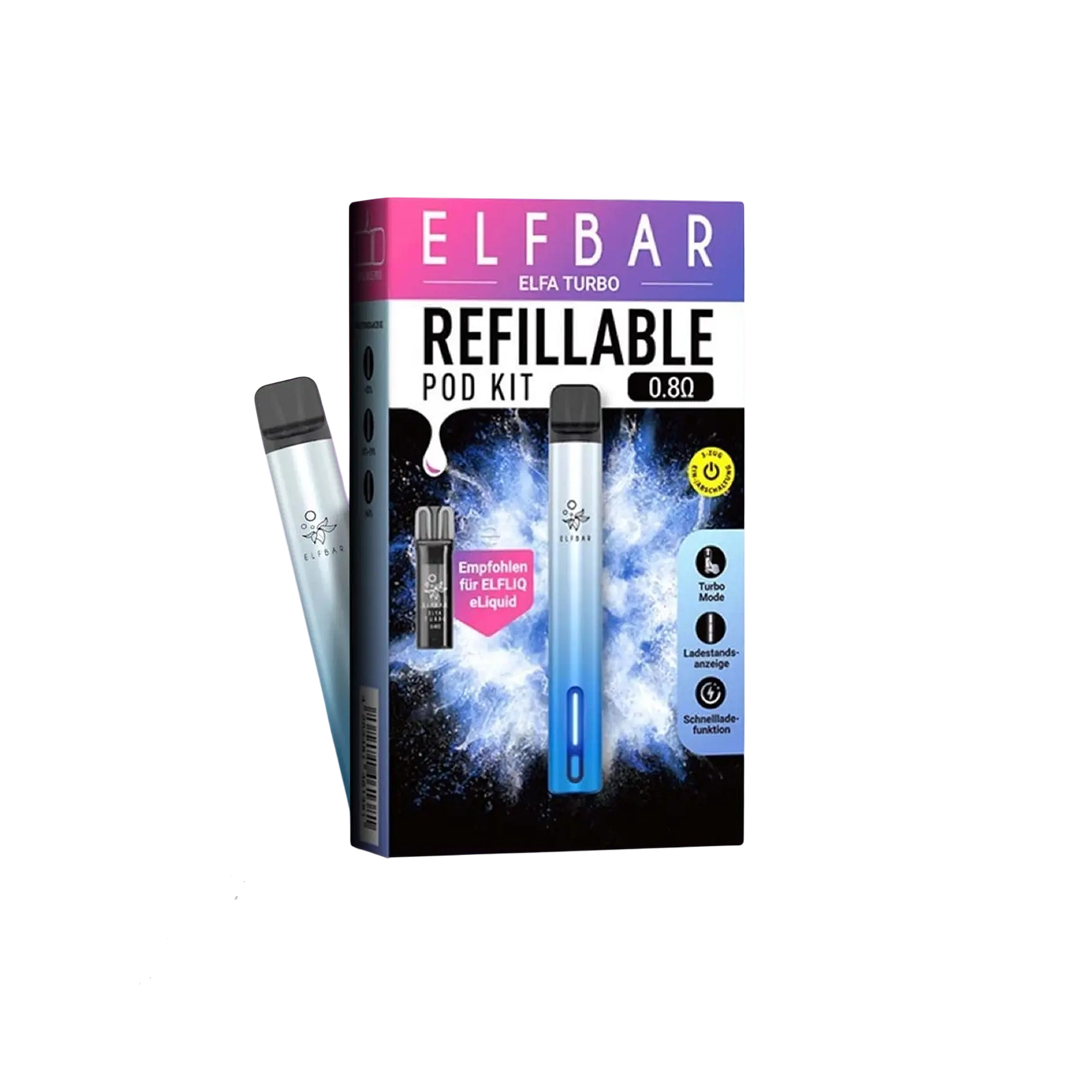 Elf Bar - ELFA - Turbo - Basic Device - Aurora Cyan