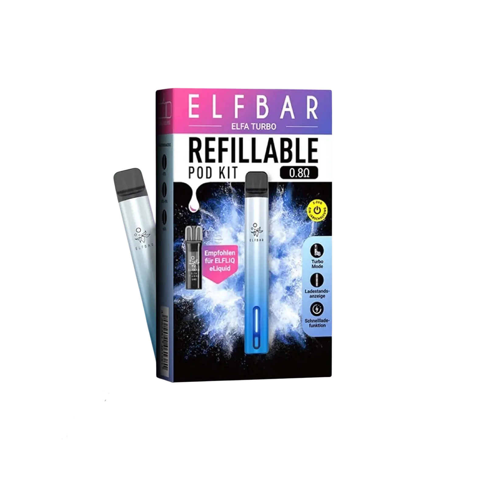 Elf Bar - ELFA - Turbo - Basic Device - Aurora Cyan