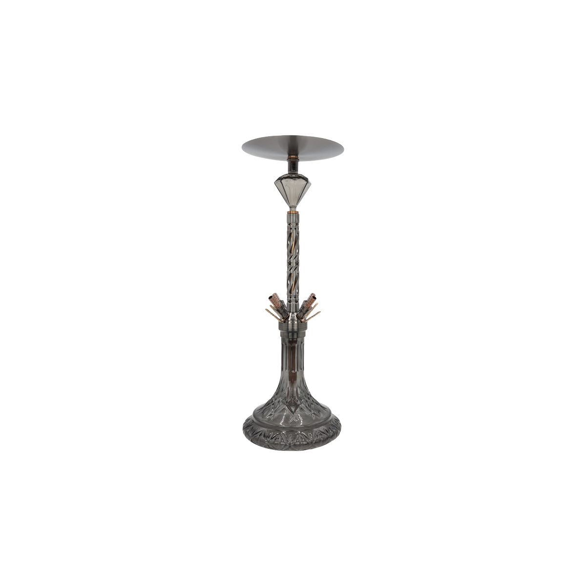 Diamond Hookah - Huracann 10.0 - Black-Gold