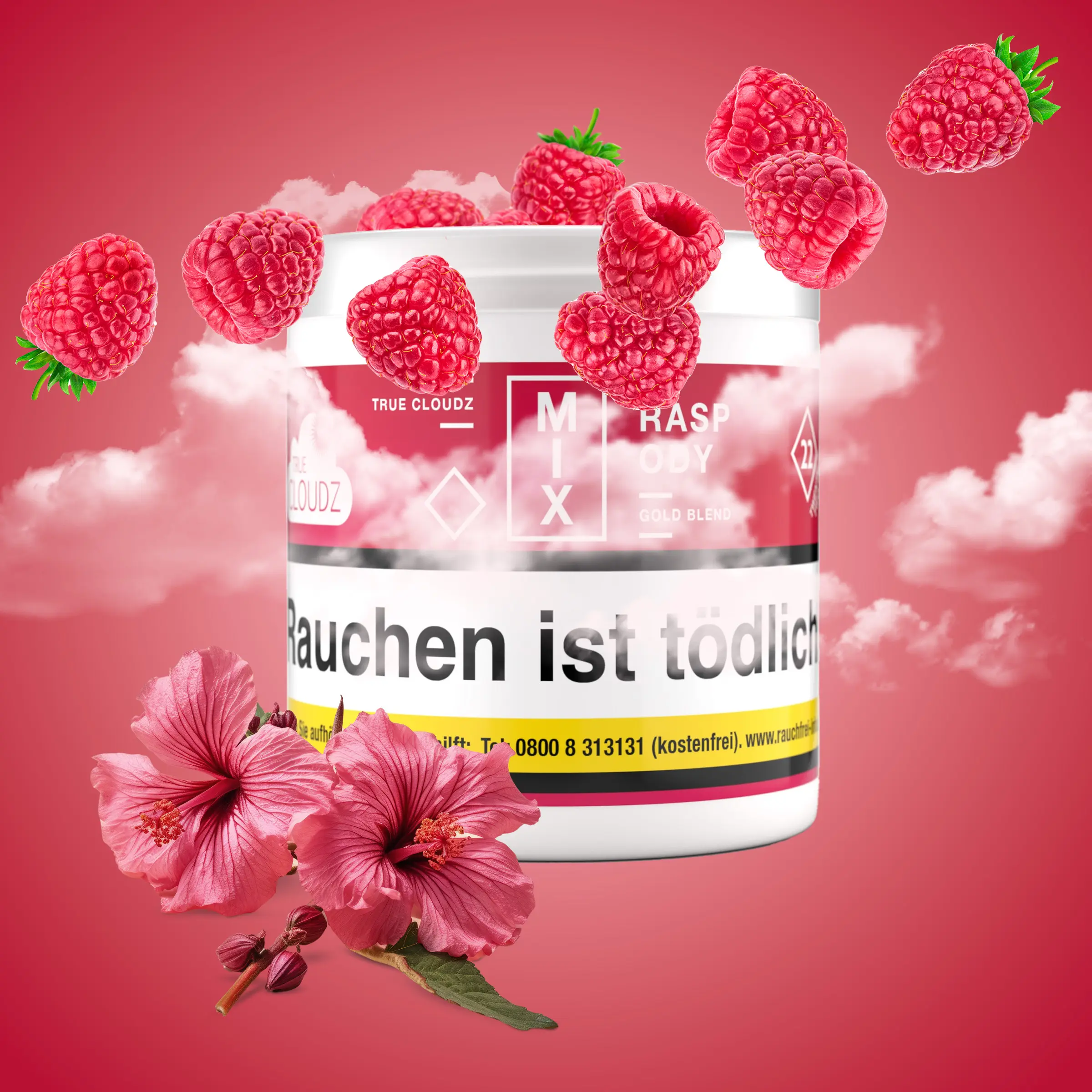 True Cloudz Mix Rasp Ody 65 g | Online bestellen 1