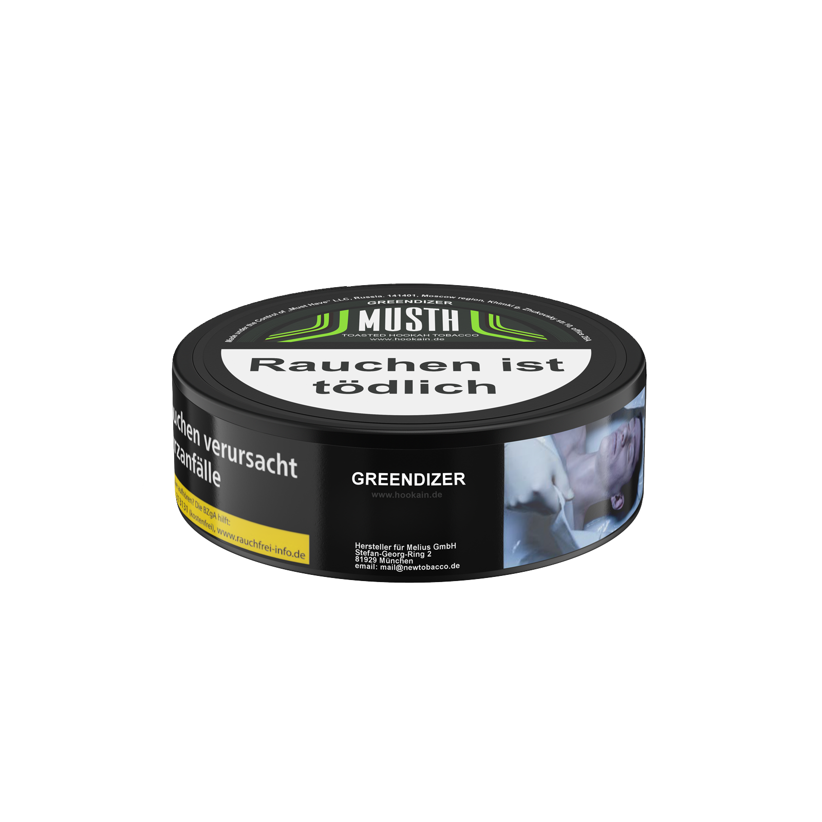 MUST H Greendizer 125 g Aroma – Limette, Apfel, Kiwi 1