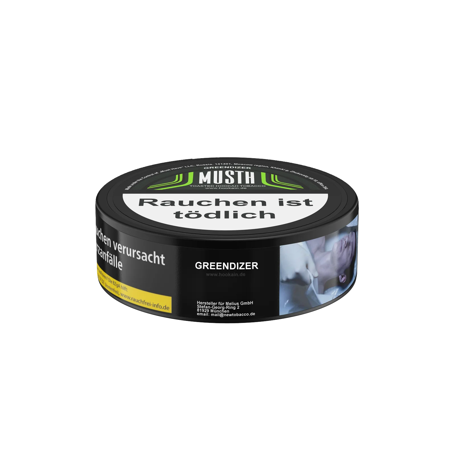 MUST H Greendizer 125 g Aroma &ndash; Limette, Apfel, Kiwi 1