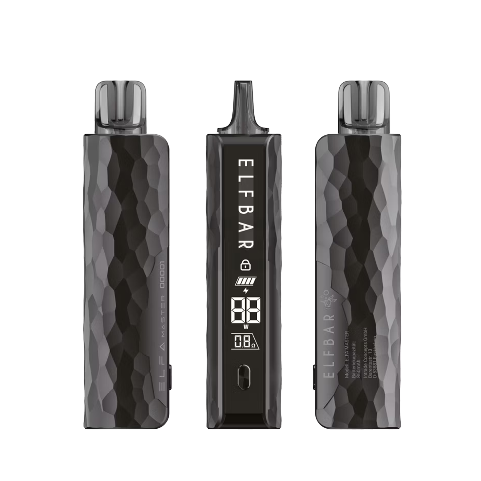 Elf Bar - ELFA - Master - Basisgerät - Obsidian Black (Limited Edition) 2