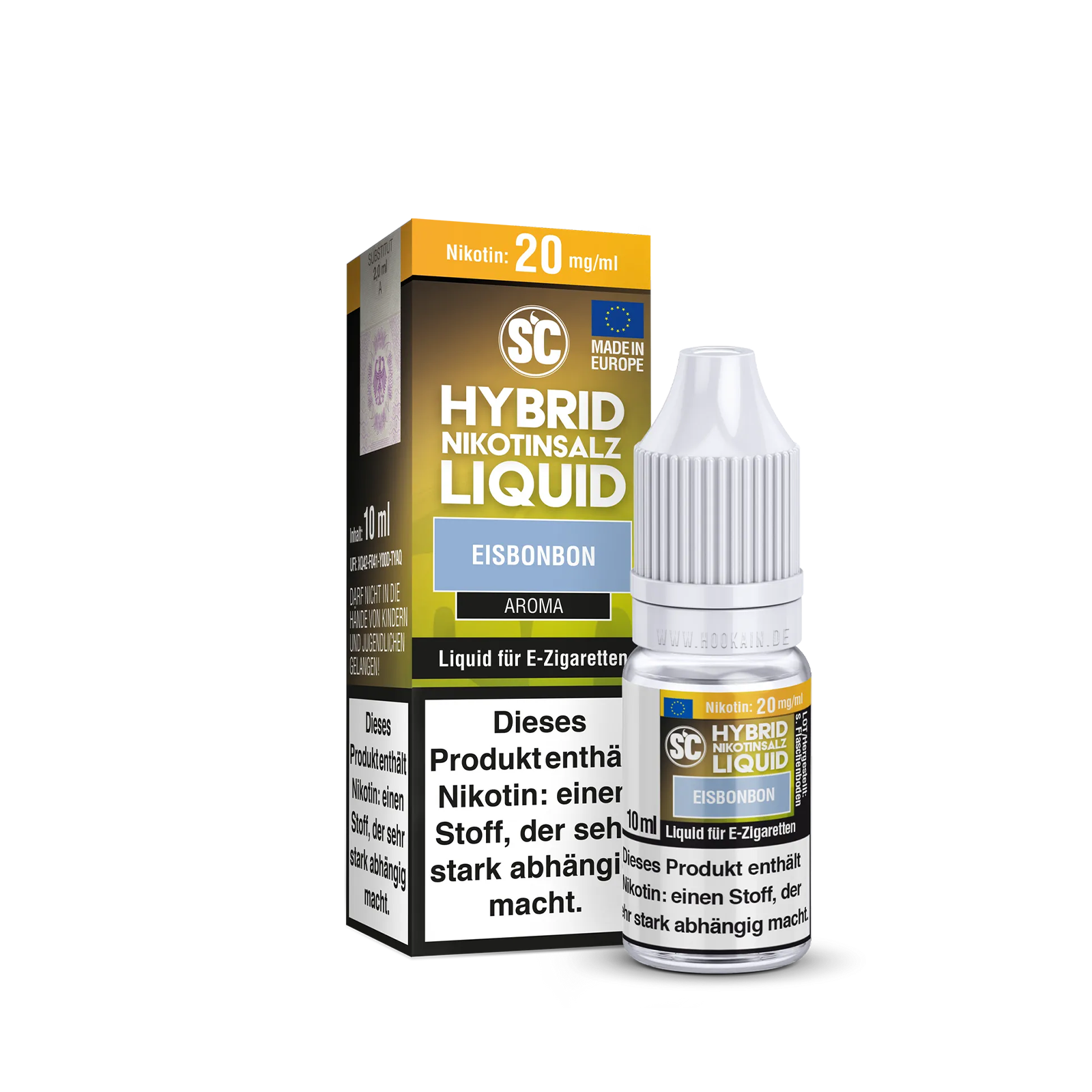 SC - E-Liquid - Hybrid Nikotinsalz - Eisbonbon - 10 ml - 20 mg 2