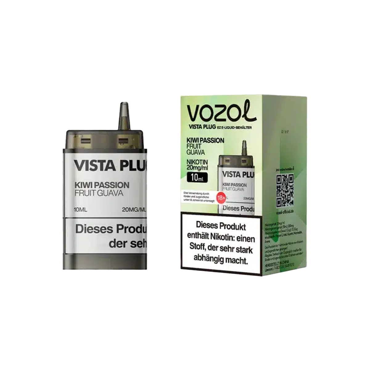 Vozol - Vista Plug Set - EZ Pod - Kiwi Passion Fruit Guava + Empty Pod