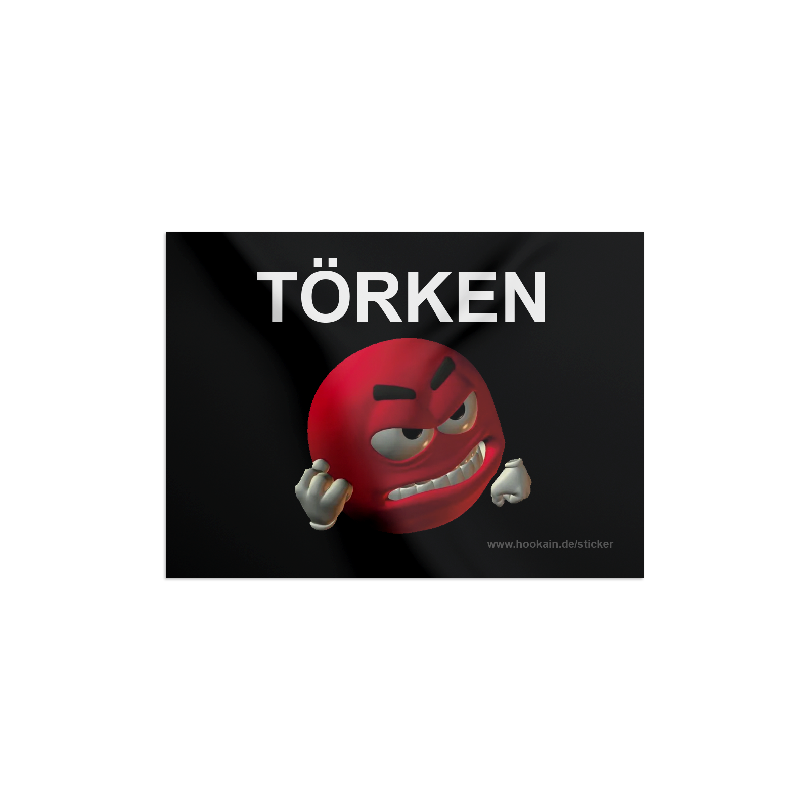 Hookain - Sticker - Törken - 7.4 x 5.2 cm