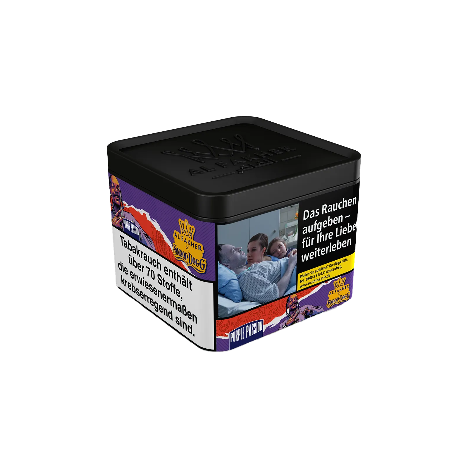 Al Fakher x Snoop Dogg Purple Passion 180 g Shisha-Tabak – Mango & Passionsfrucht 2