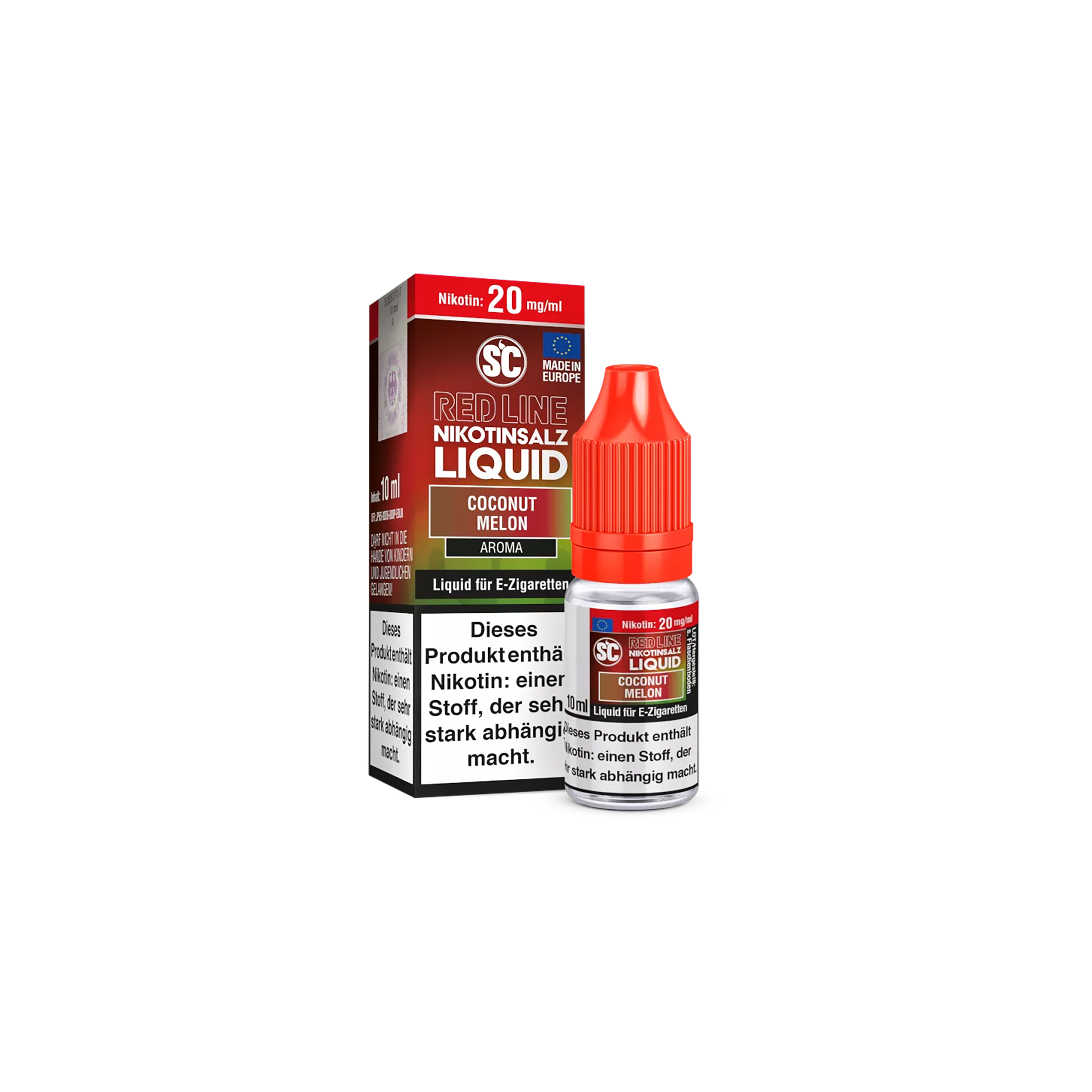 SC - E-Liquid - NicSalt - Red Line - Coconut Melon - 10 ml - 20 mg