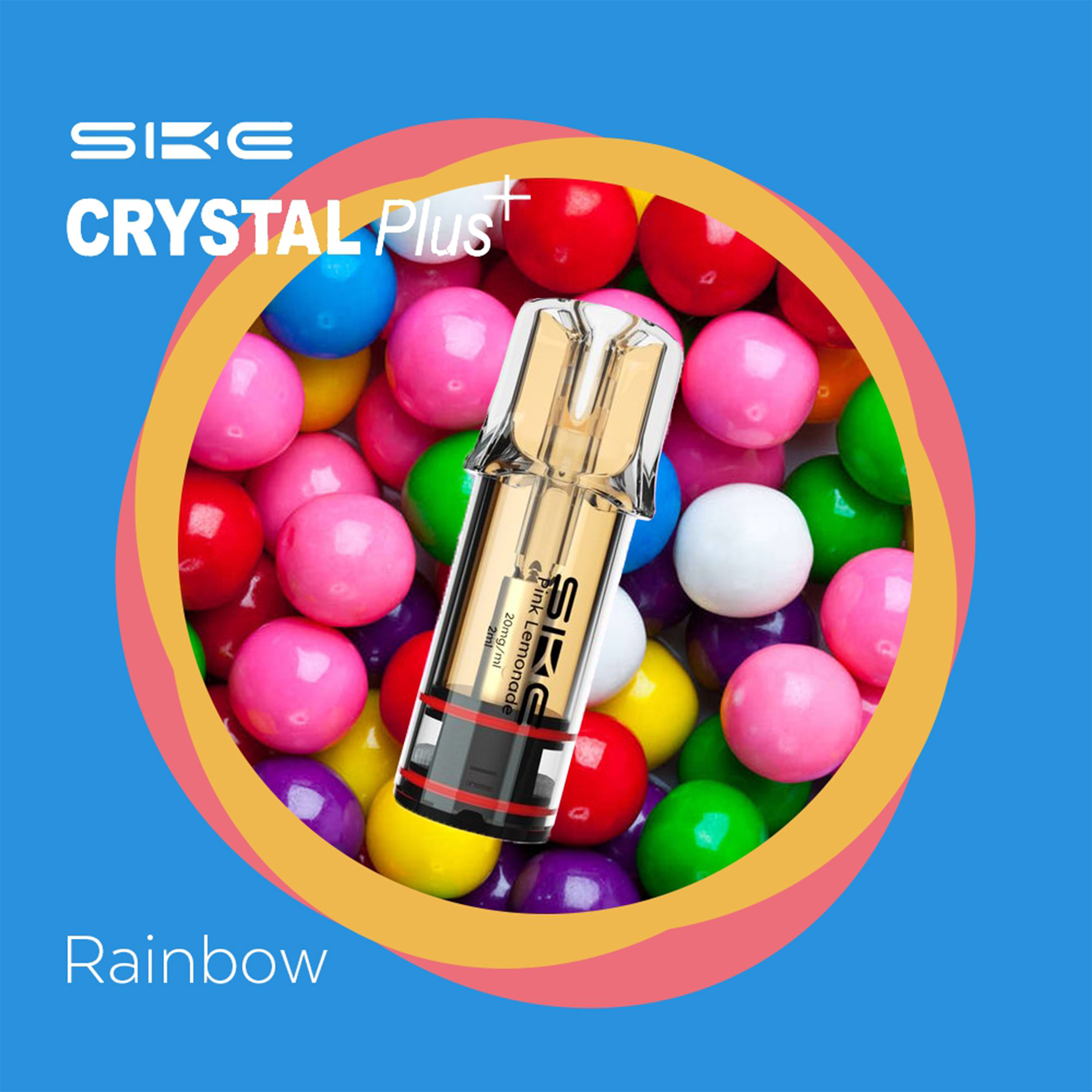 SKE Crystal PLUS Prefilled Pods - Rainbow | New varieties cheap SKE Crystal PLUS Prefilled Pods - Rainbow | New varieties cheap