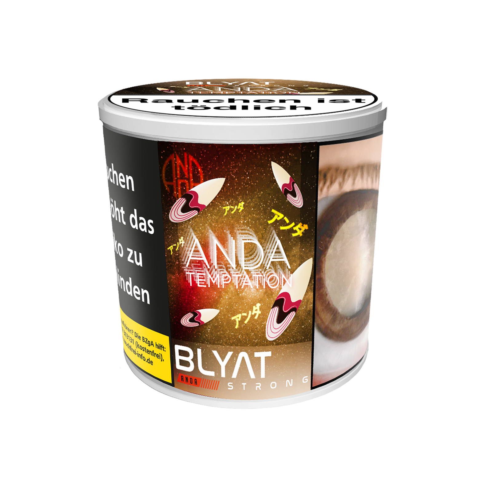 ANDA Blyat Temptation Shishatabak 200g - Burley aus Spanien 2