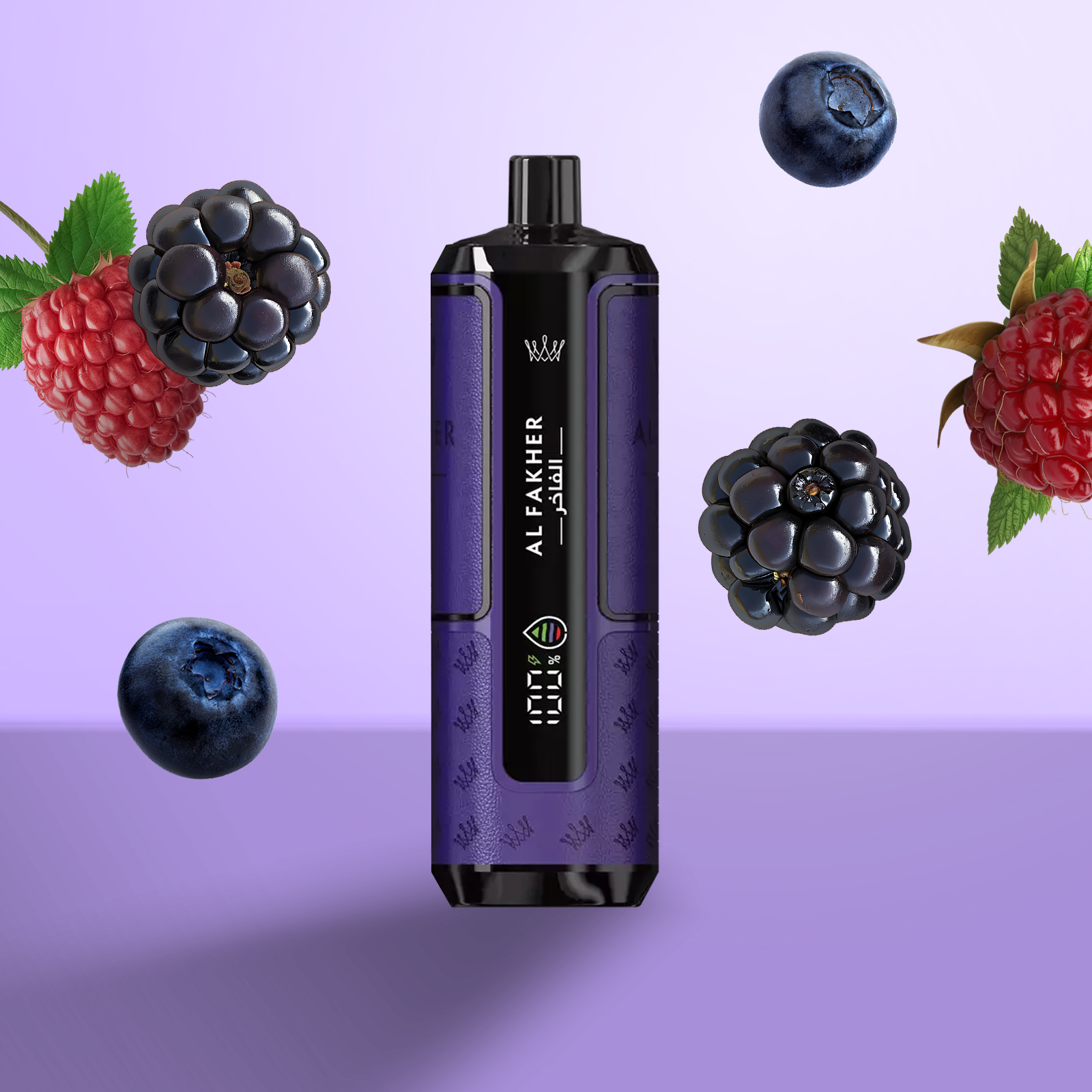 Al Fakher - Crown Bar - Hypermax - 20k - Mixed Berry2
