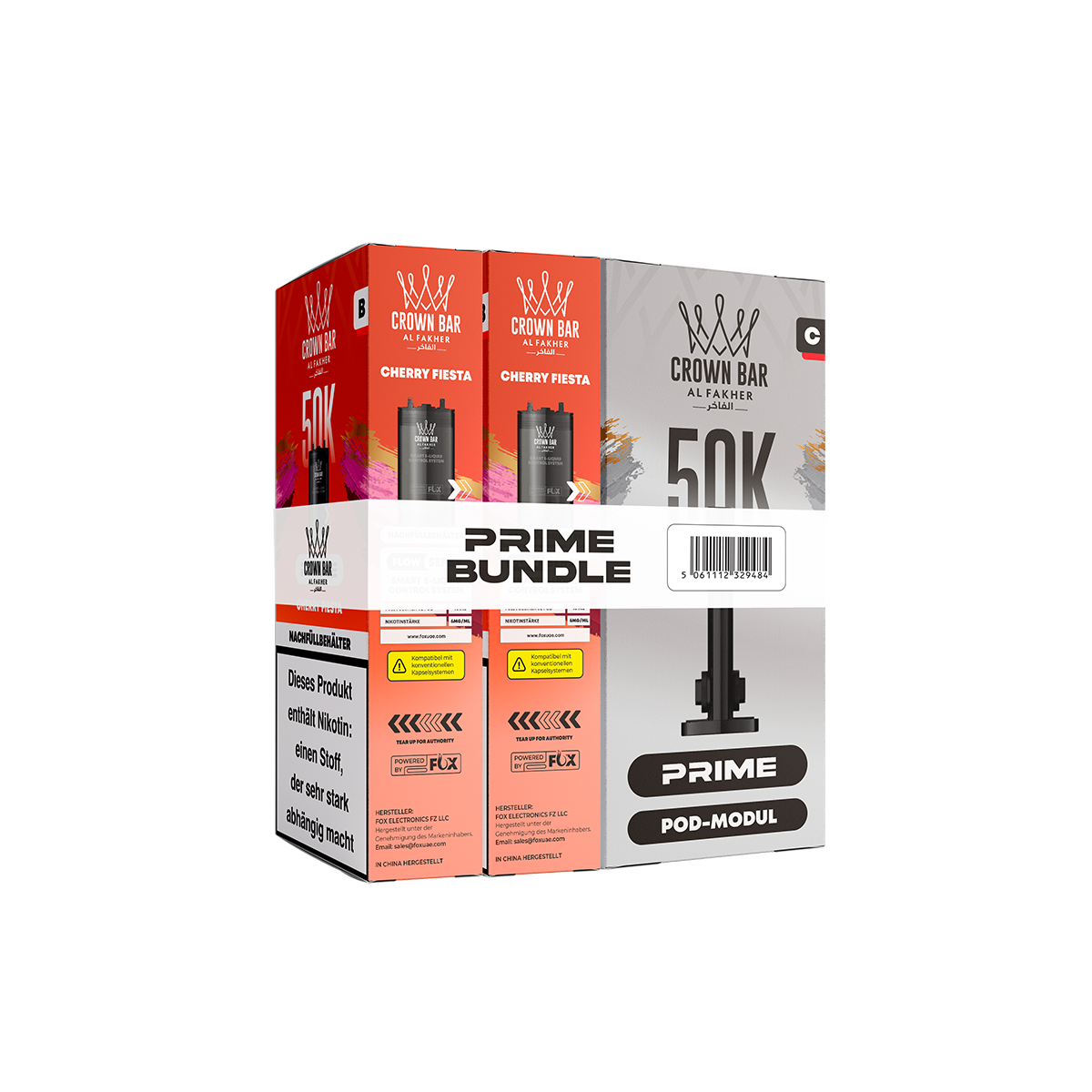 Al Fakher - Hypermax - Prime - 50K - Pod - Cherry Fiesta