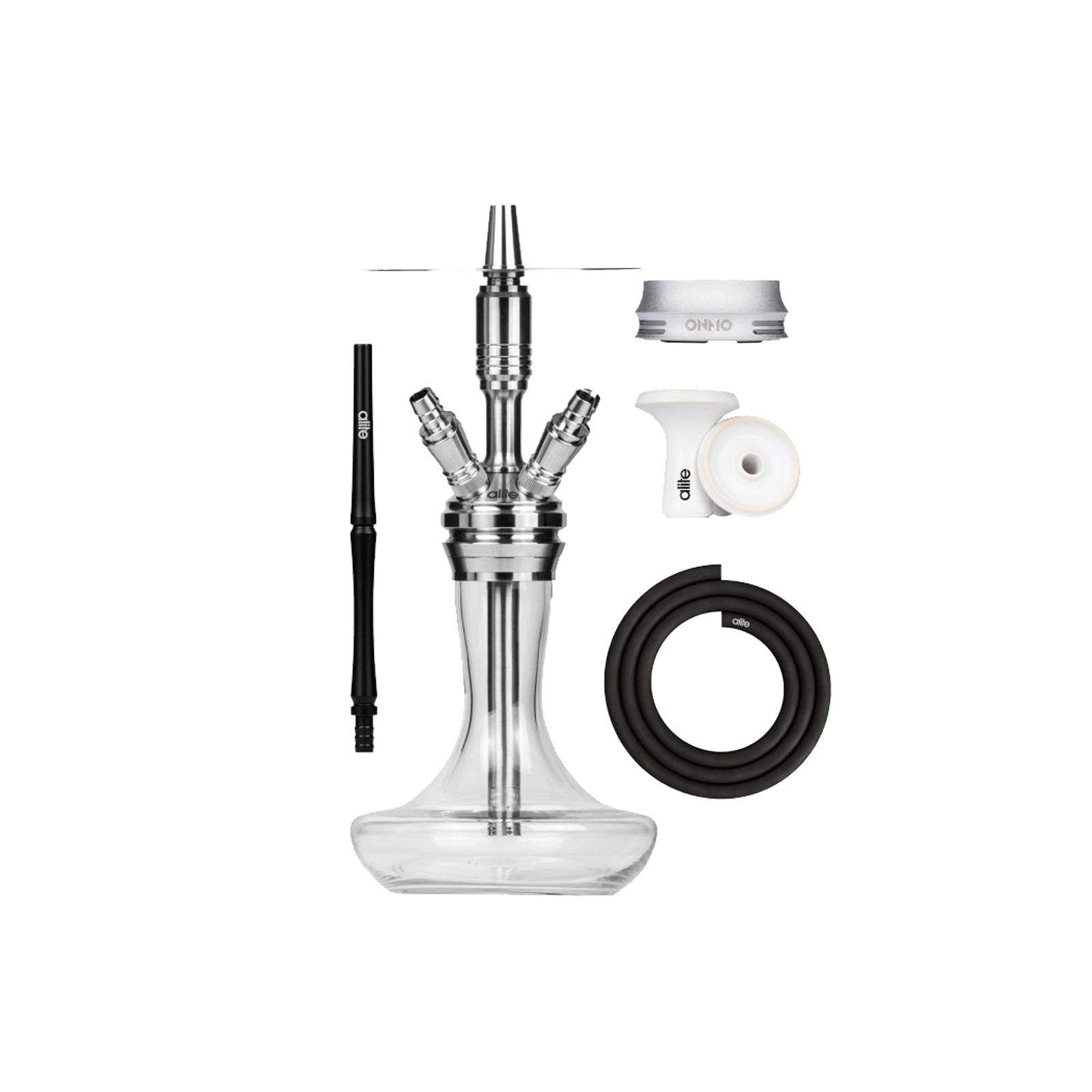 Alite Bash Mini Squad Silver – Kompakte Edelstahlshisha 1