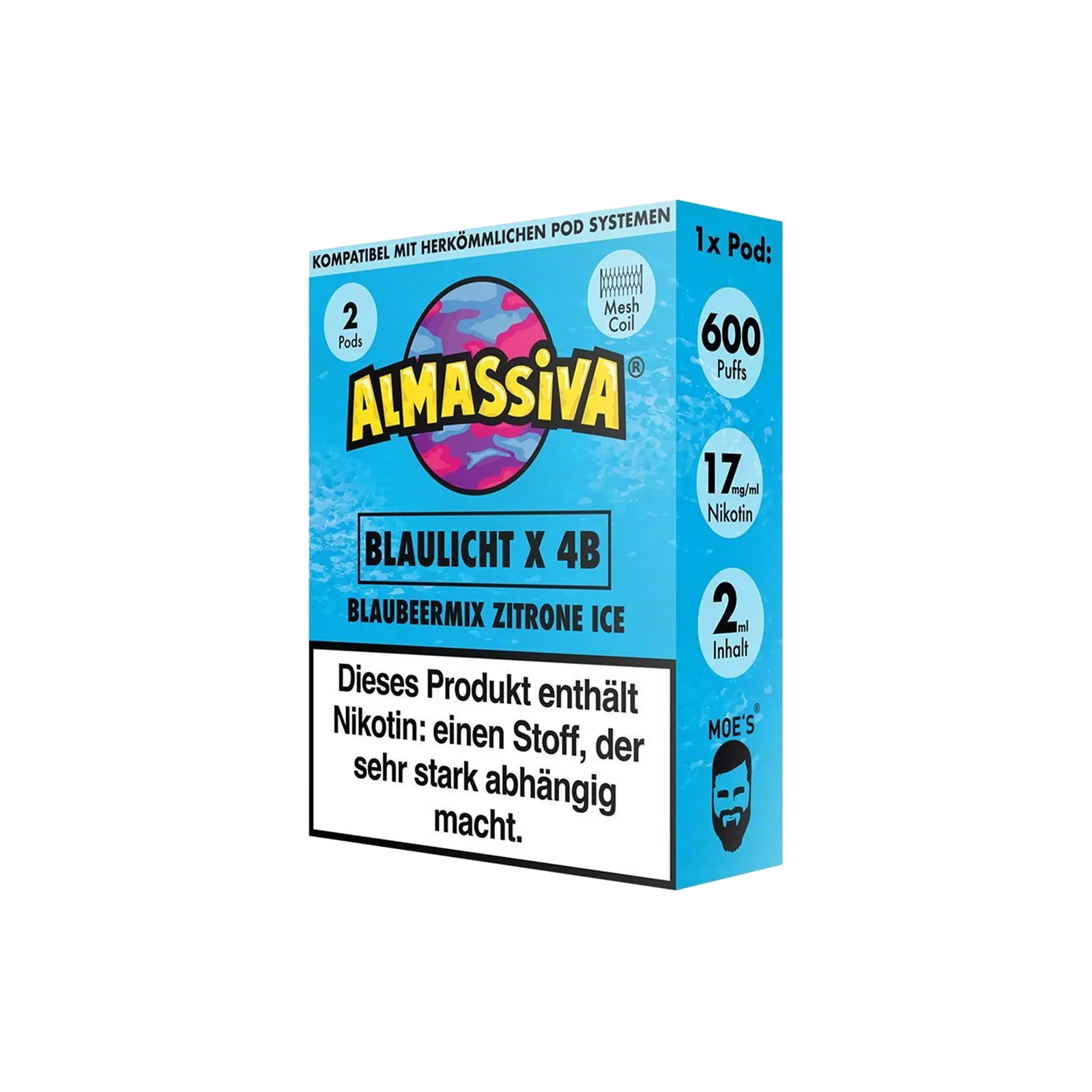 Al Massiva - Prefilled Pod - Blaulicht x 4B2