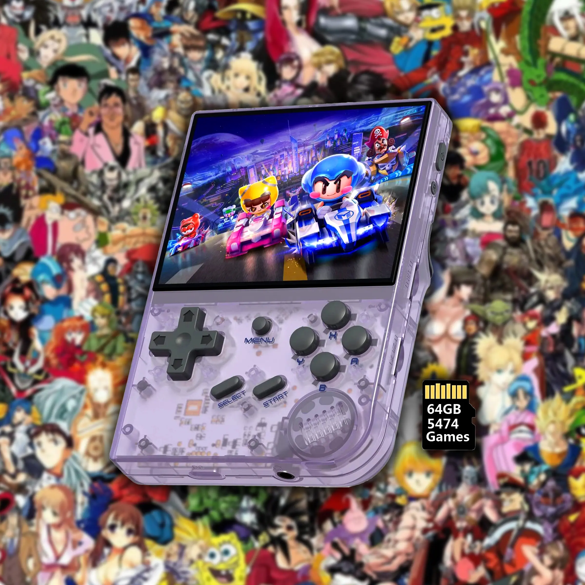 Anbernic - Portable Retro Emulator - RG35XX - 5474 Games - 64 GB